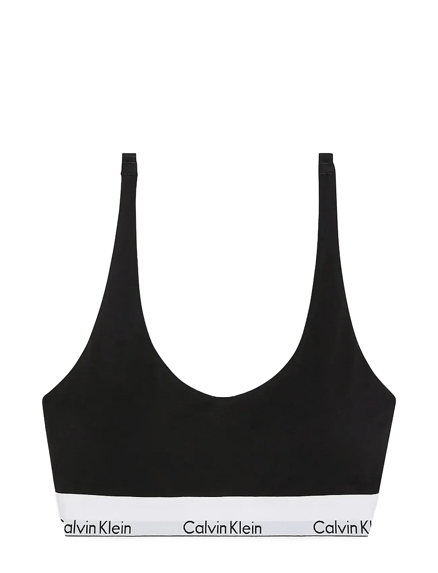Calvin Klein - LIGHTLY LINED BRALETTE - tank-top-bhs - black - 1