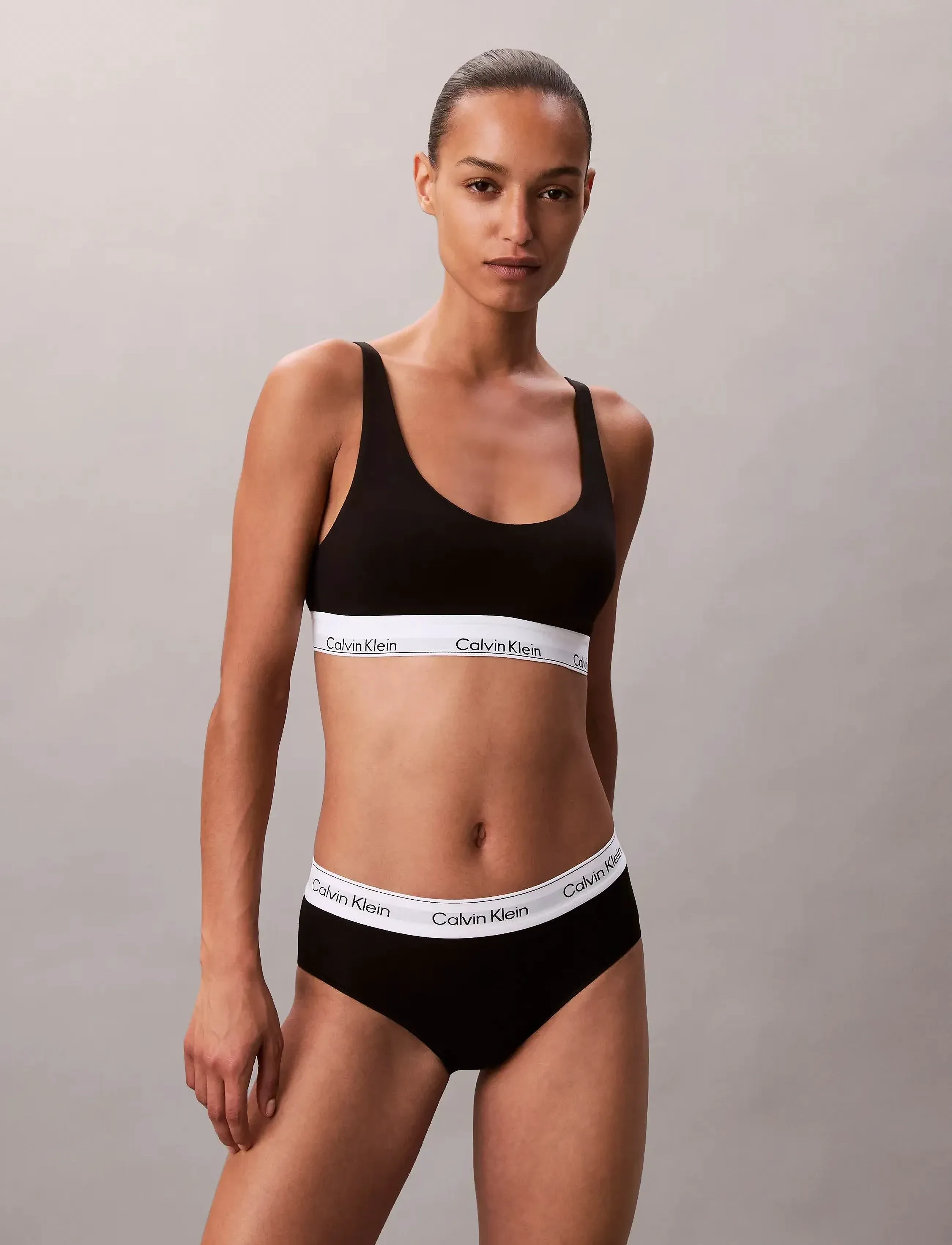 Calvin Klein Lightly Lined Bralette, S, Black, Bløde Bh'Er > Bralette, Dame