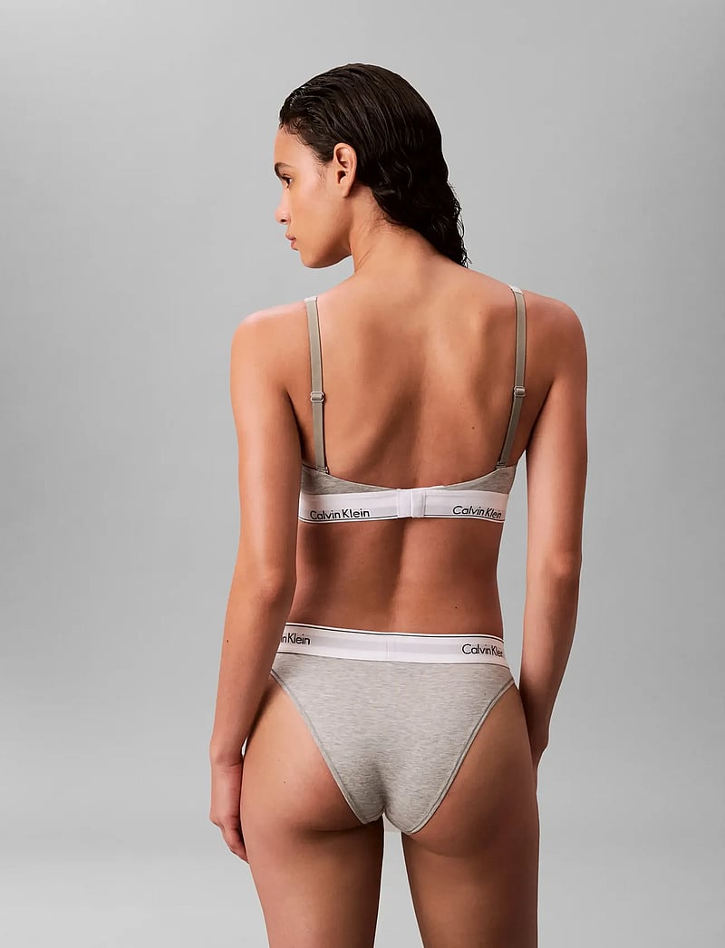 Calvin Klein - LIGHTLY LINED BRALETTE - bh-linnen - grey heather - 2