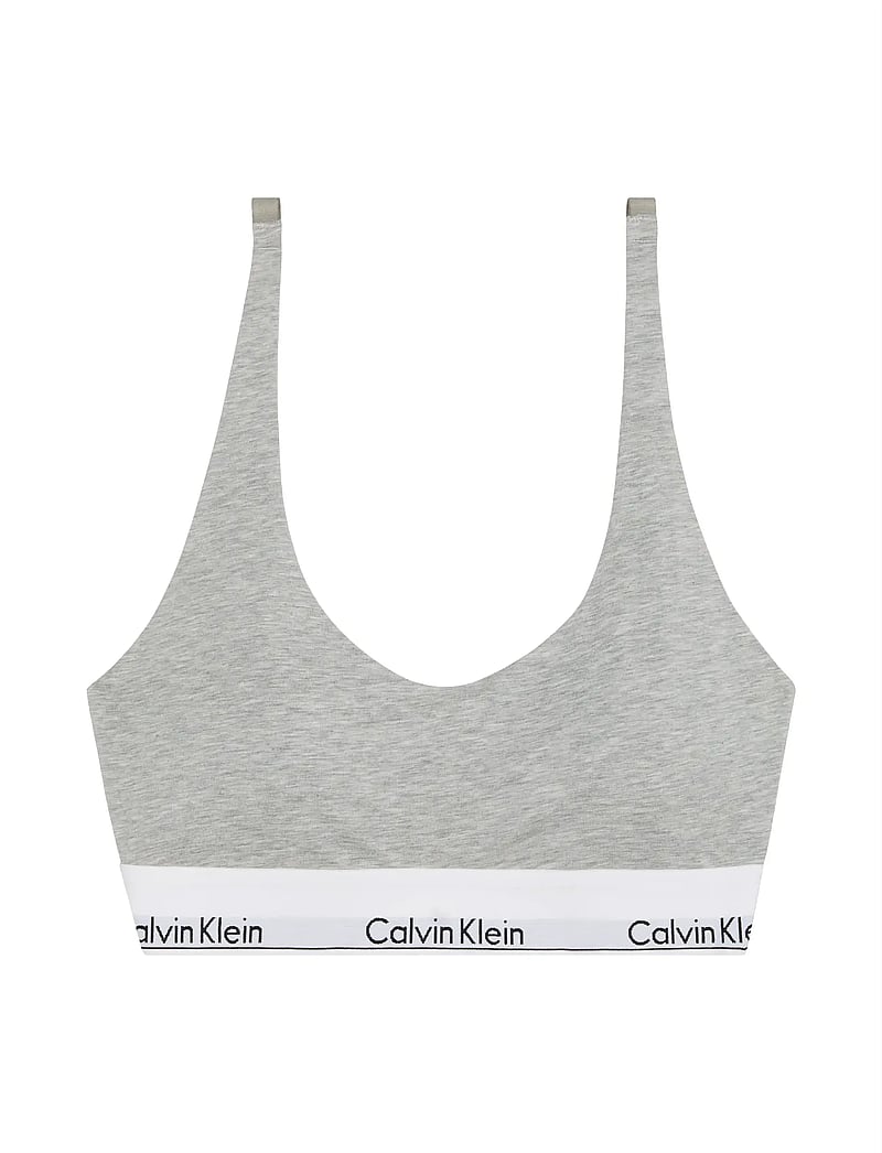 Calvin Klein - LIGHTLY LINED BRALETTE - bh-linnen - grey heather - 5
