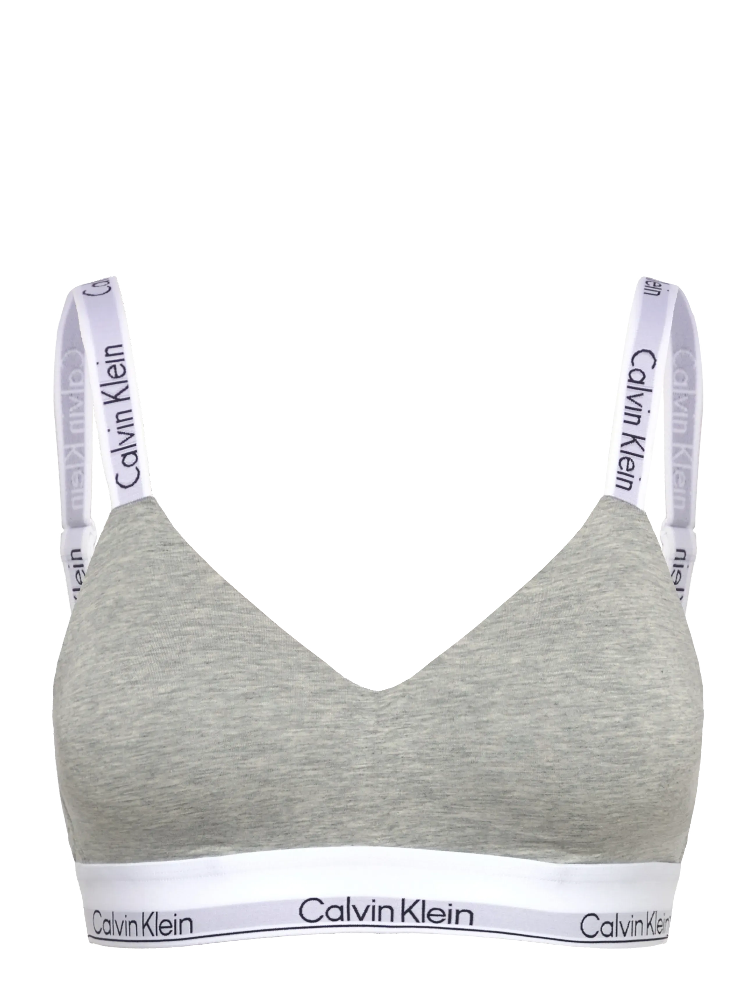 Calvin Klein - LGHTLY LINED BRALETTE - bralette - grey heather - 1