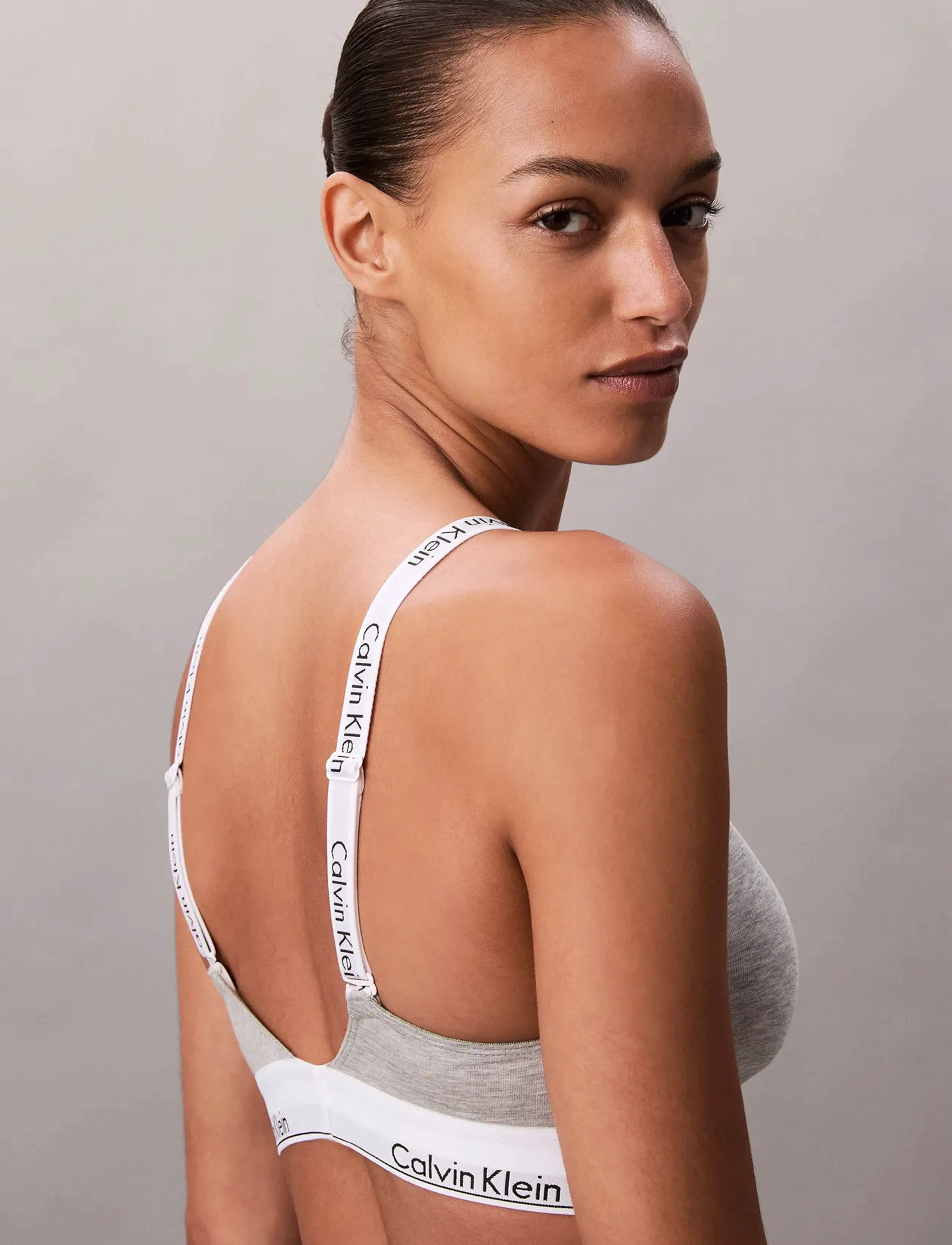 Calvin Klein Underwear Behå ljusgrå / svart bh dam – bild 6
