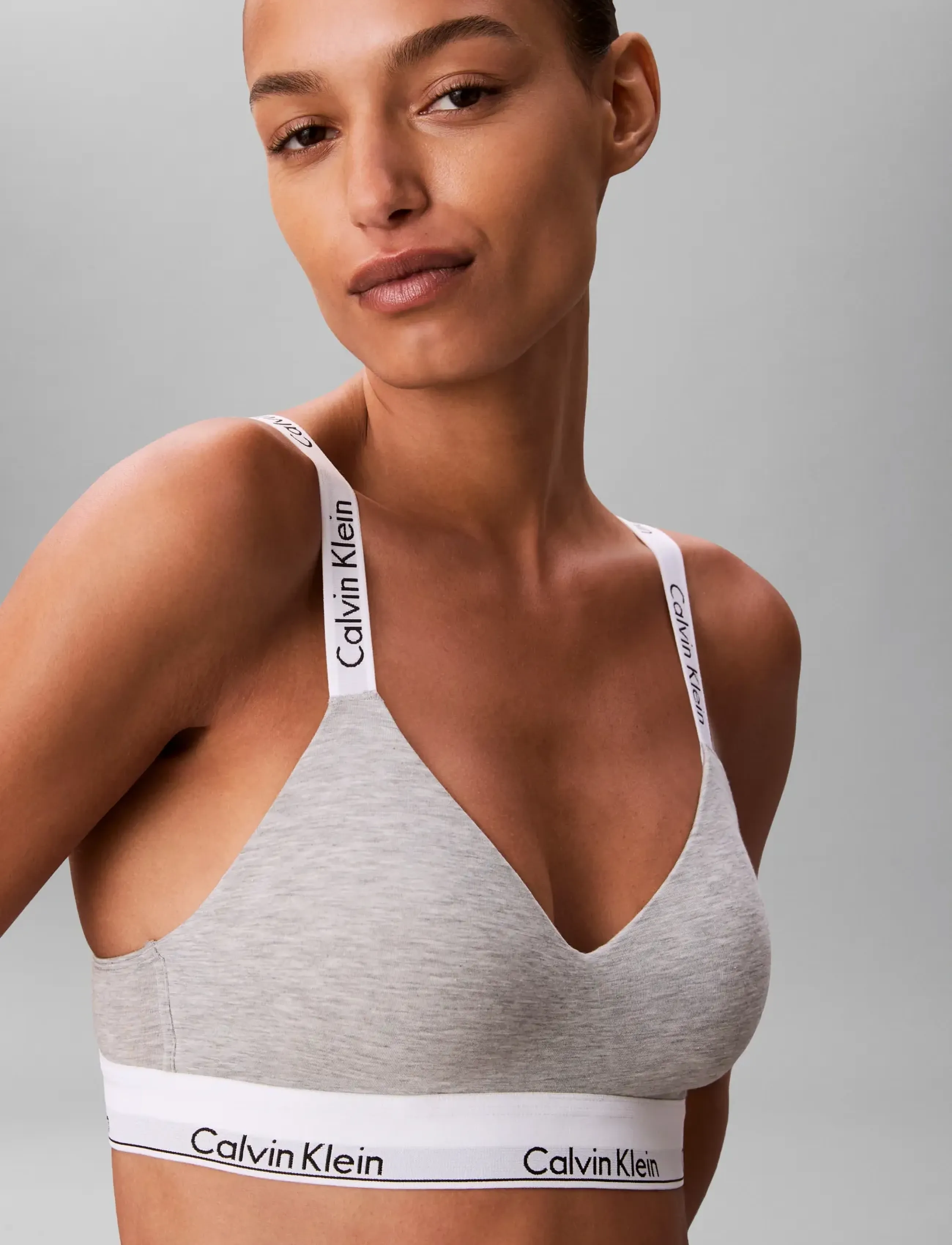 Calvin Klein Underwear Behå ljusgrå / svart bh dam – bild 7