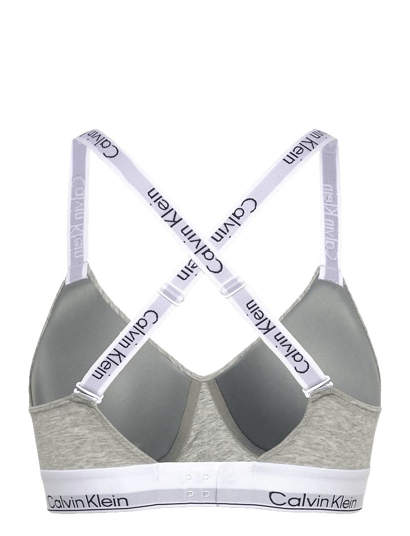 Calvin Klein - LGHTLY LINED BRALETTE - bralette - grey heather - 3