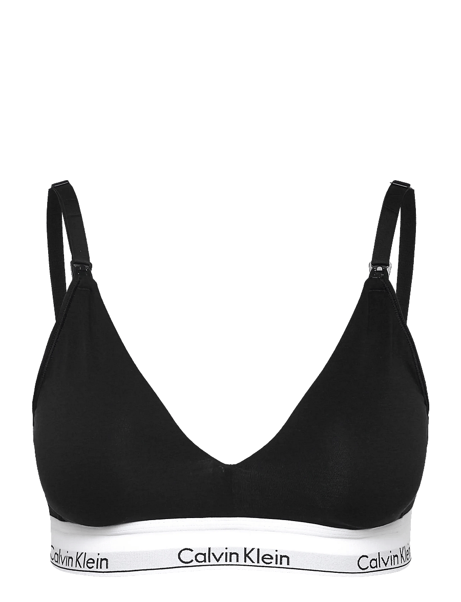 Calvin Klein - MATERNITY LIGHTLY LINED TRIANGLE - zemākās cenas - black . - 1