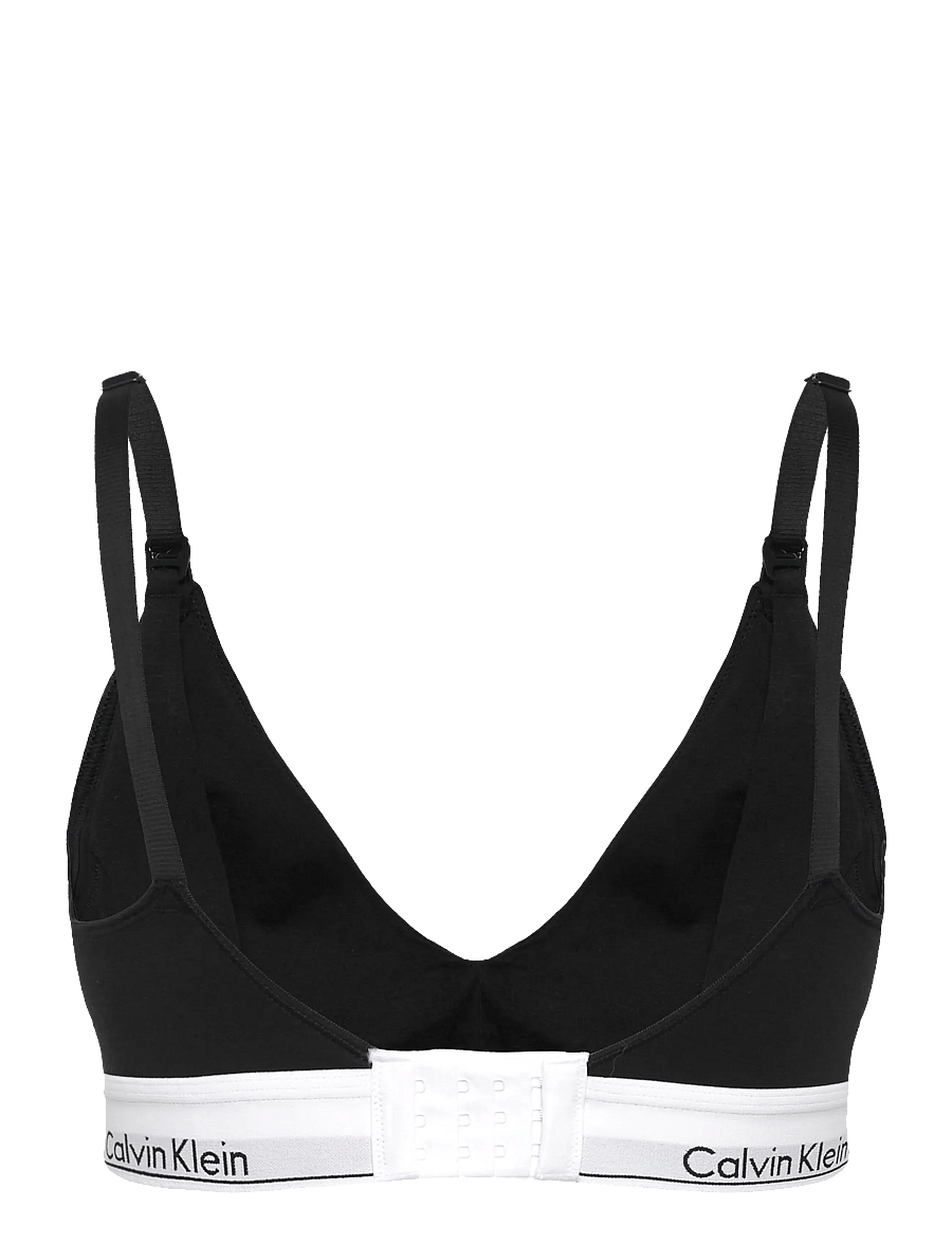 Calvin Klein - MATERNITY LIGHTLY LINED TRIANGLE - zemākās cenas - black . - 2