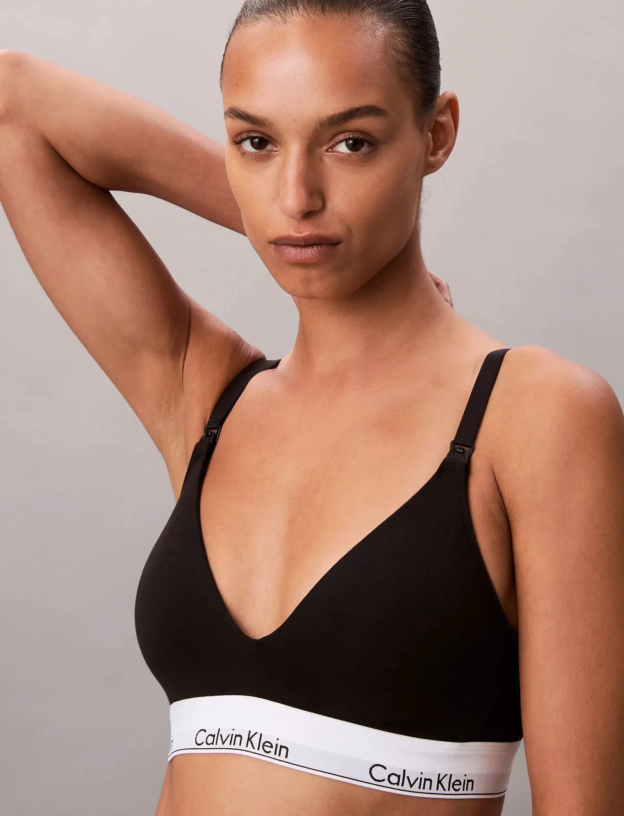 Calvin Klein - MATERNITY LIGHTLY LINED TRIANGLE - lowest prices - black . - 5