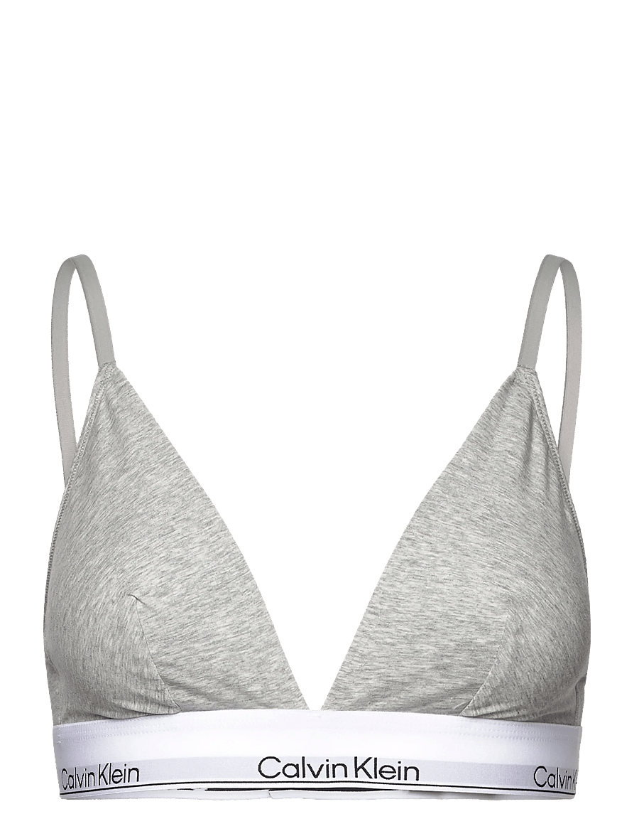 Calvin Klein - UNLINED TRIANGLE - bralette - grey heather - 1