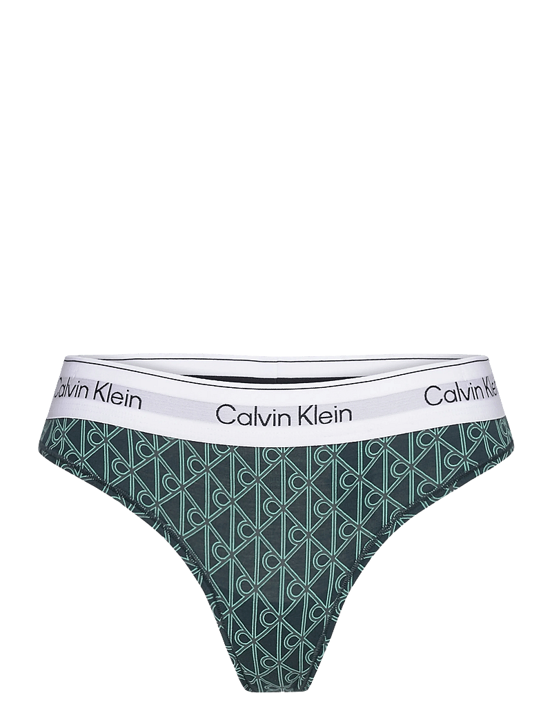 Calvin Klein - THONG - stringit - bijou modern emblem outline+stratif - 1