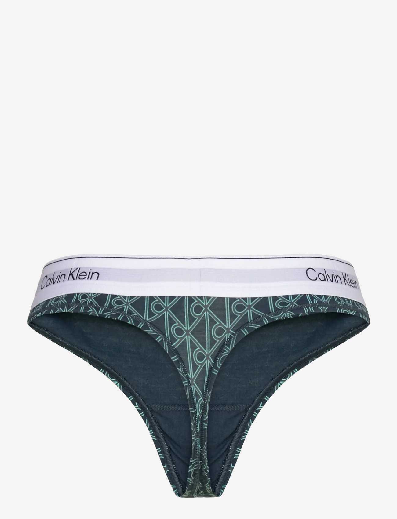 Calvin Klein - THONG - stringtrusser - bijou modern emblem outline+stratif - 2