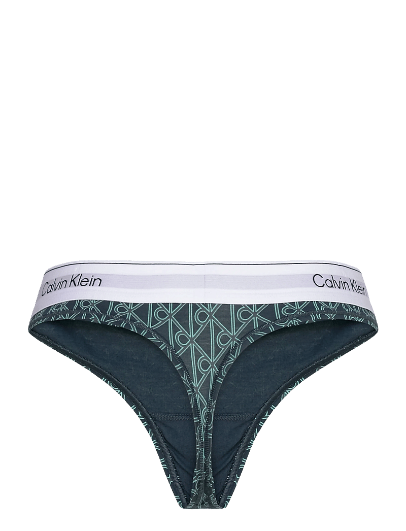 Calvin Klein - THONG - stringit - bijou modern emblem outline+stratif - 2