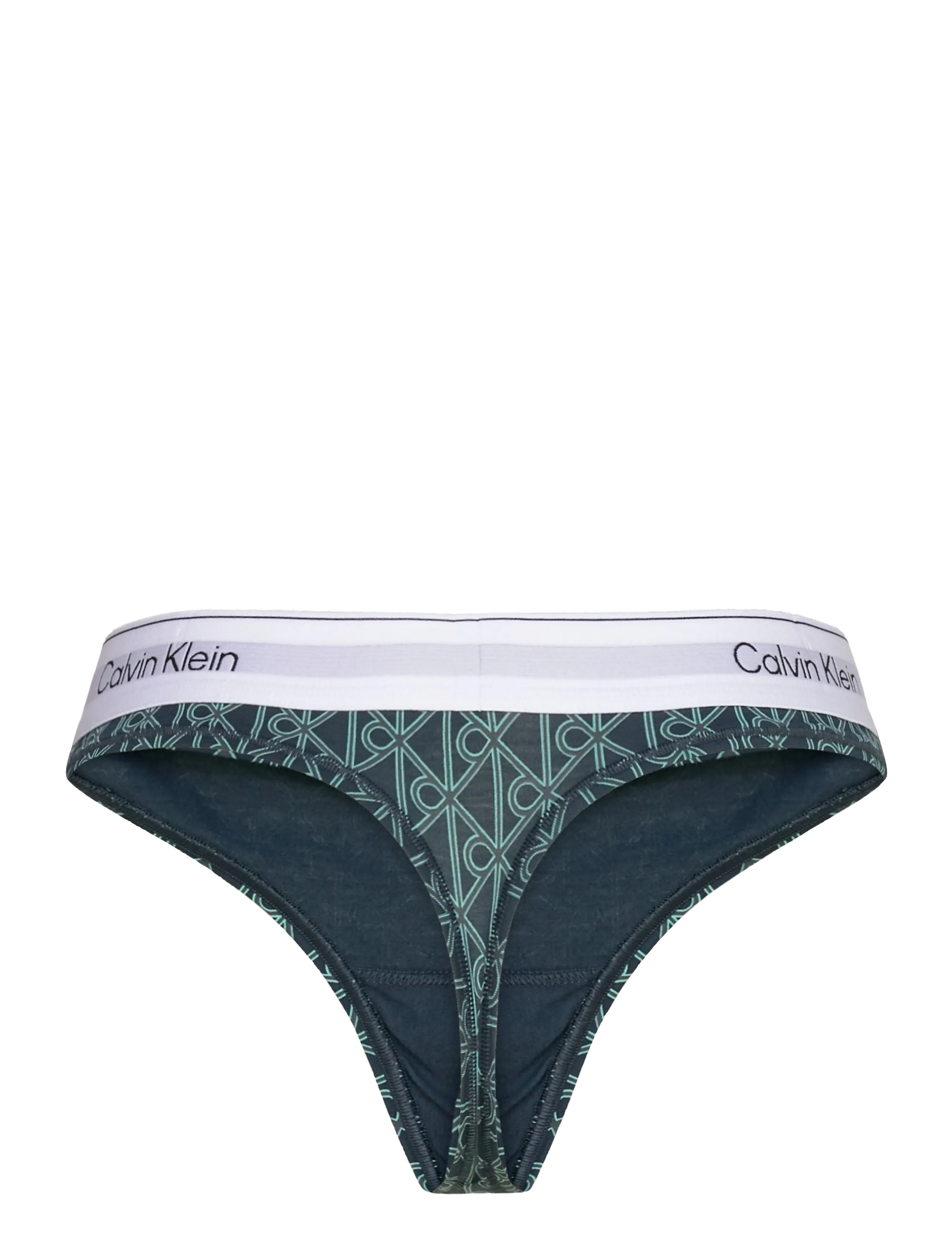 Calvin Klein - THONG - stringtruser - bijou modern emblem outline+stratif - 2