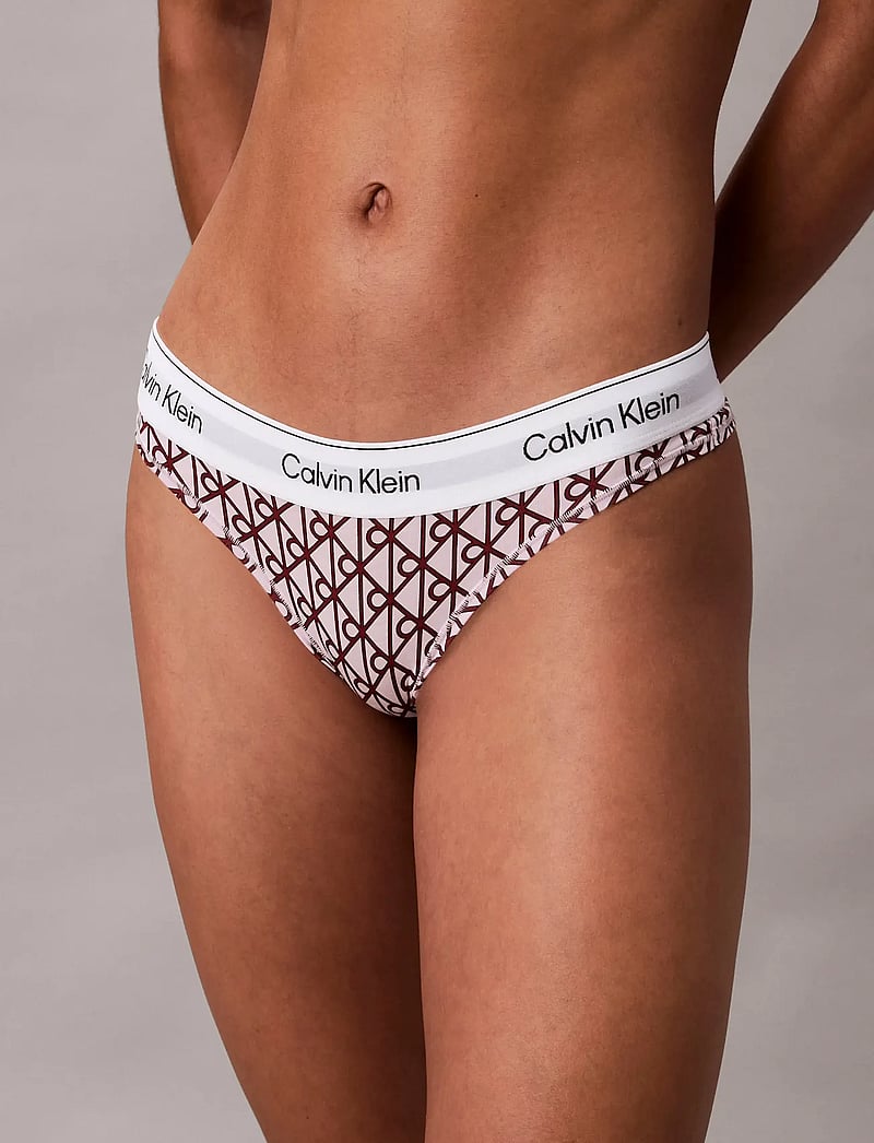 Calvin Klein - THONG - stringtrosor - bijou modern emblem outline+spring - 3