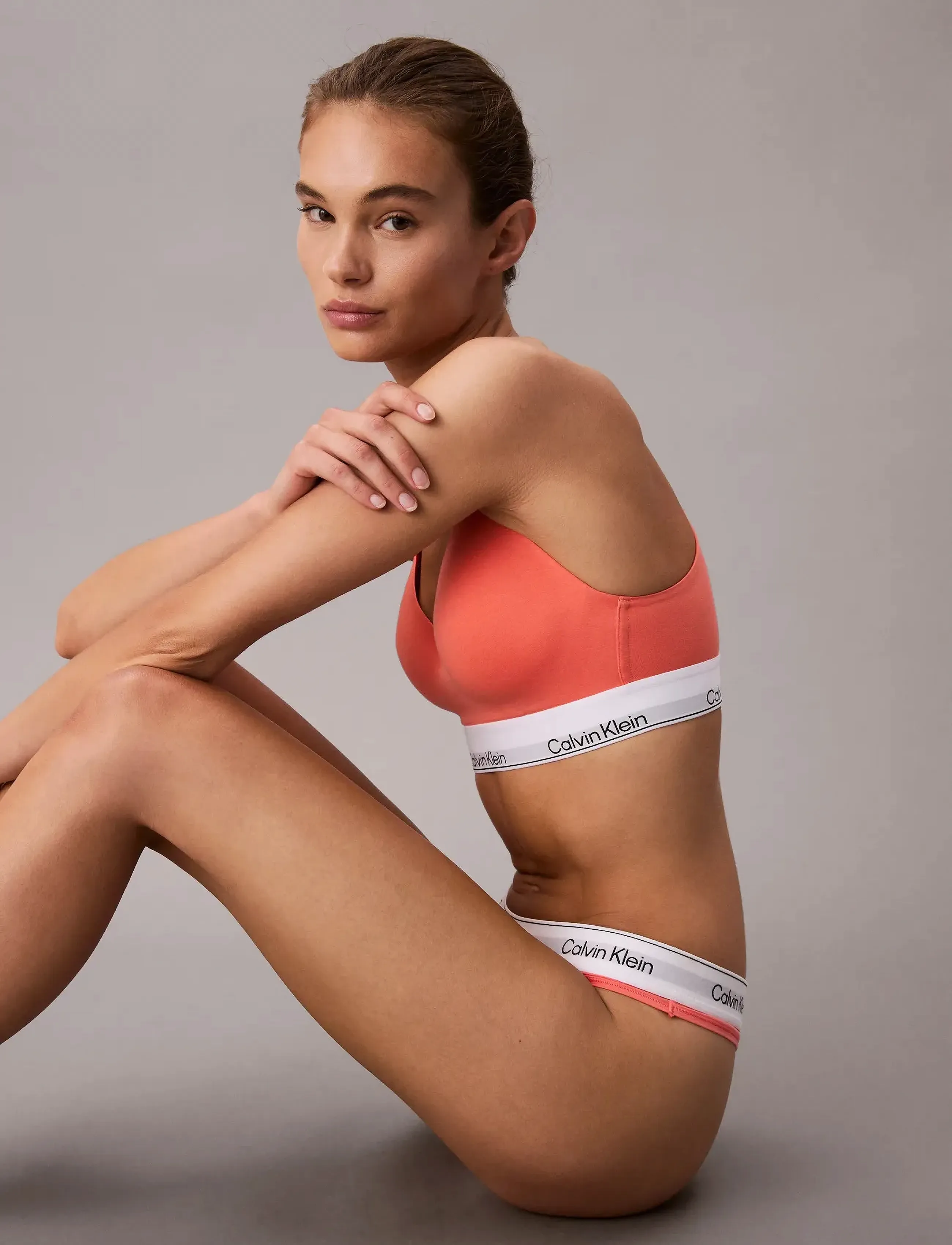 Calvin Klein - THONG - laveste priser - coral pop - 2