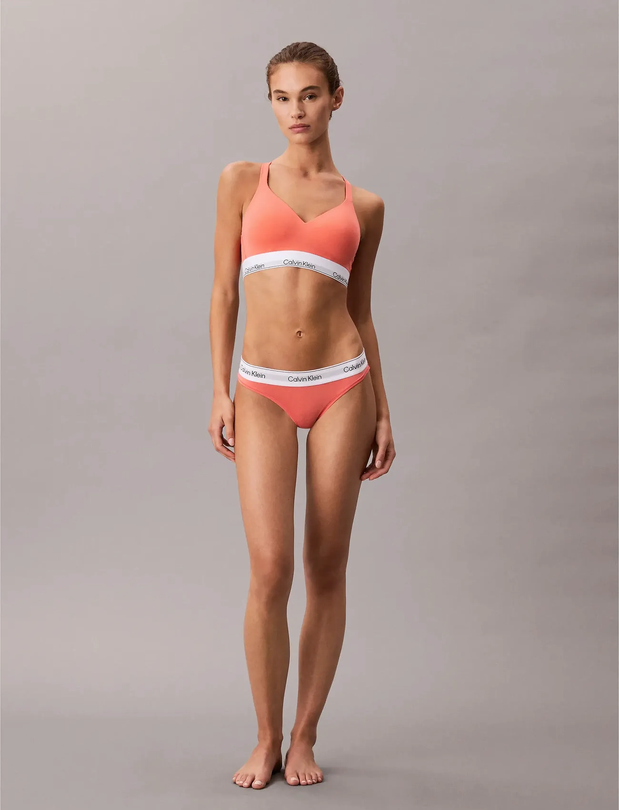 Calvin Klein - THONG - laveste priser - coral pop - 3