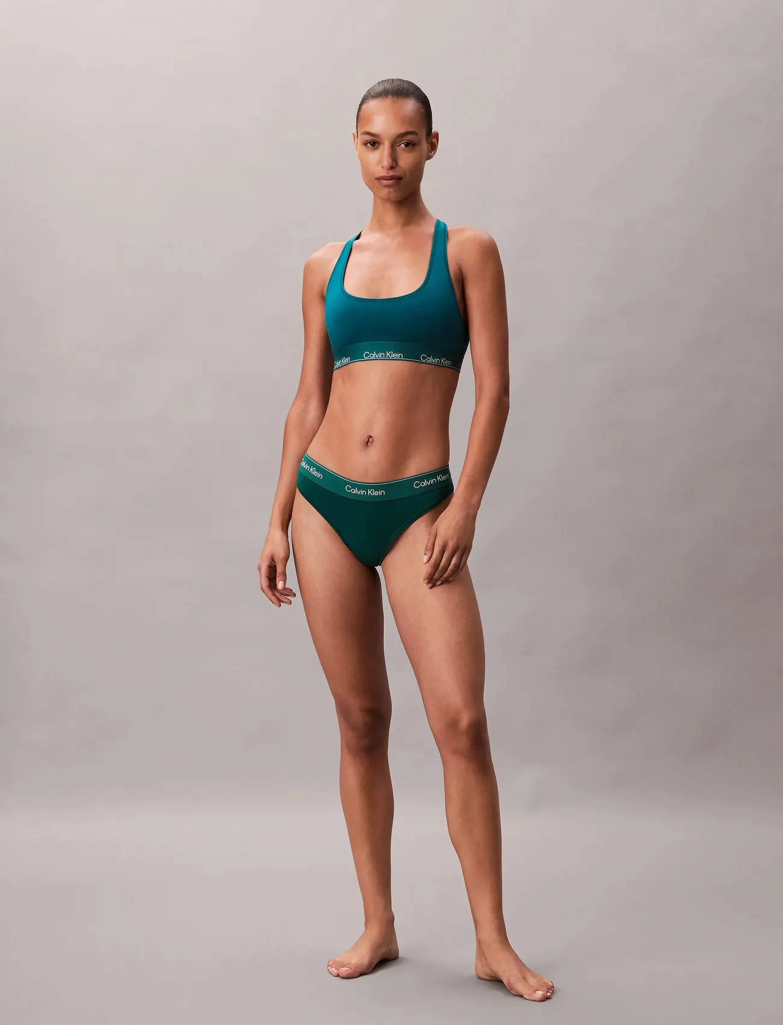Calvin Klein Thong, L, Green, Trusser > G-Streng, Dame