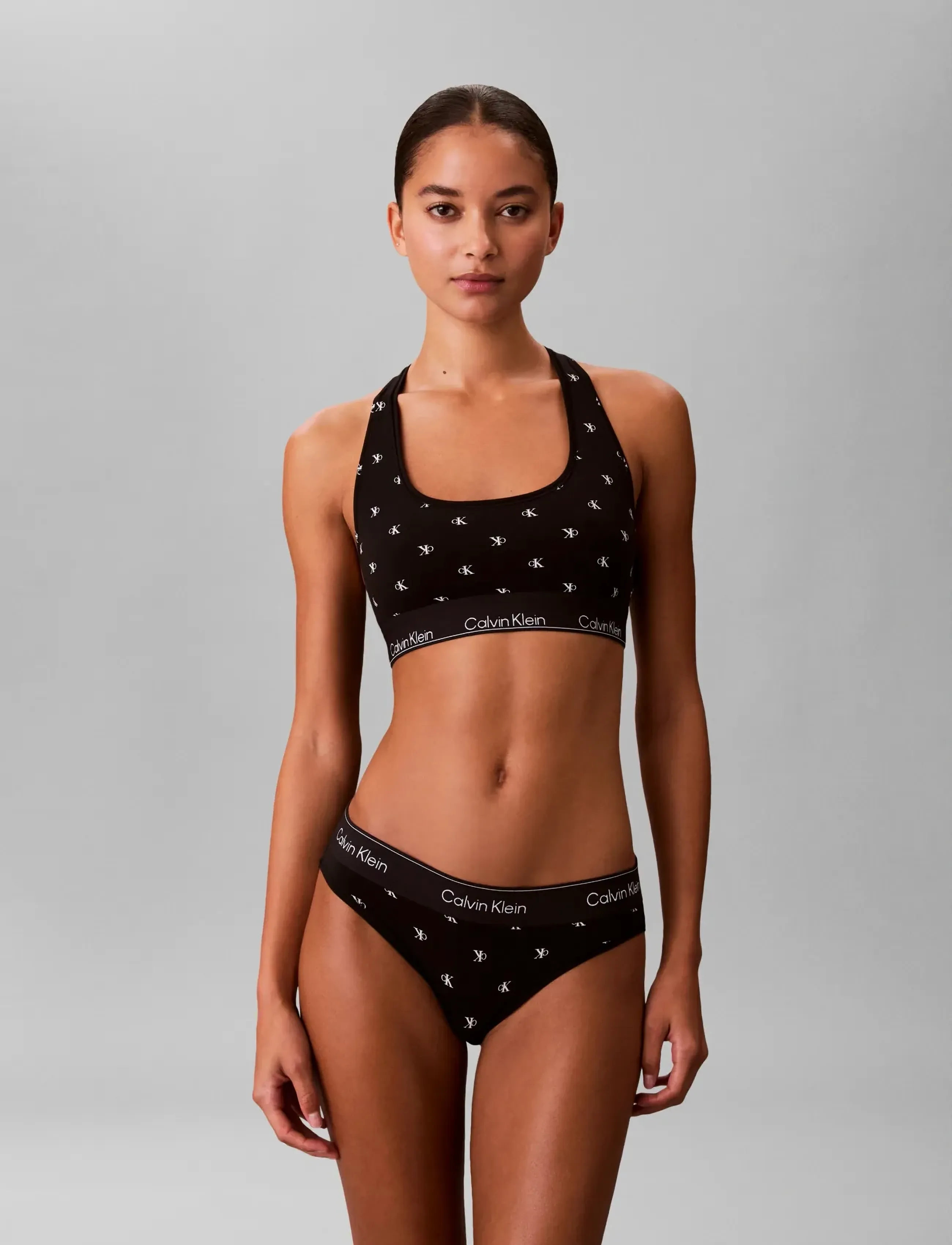 Calvin Klein - BIKINI - laveste priser - diamond logo+black - 3