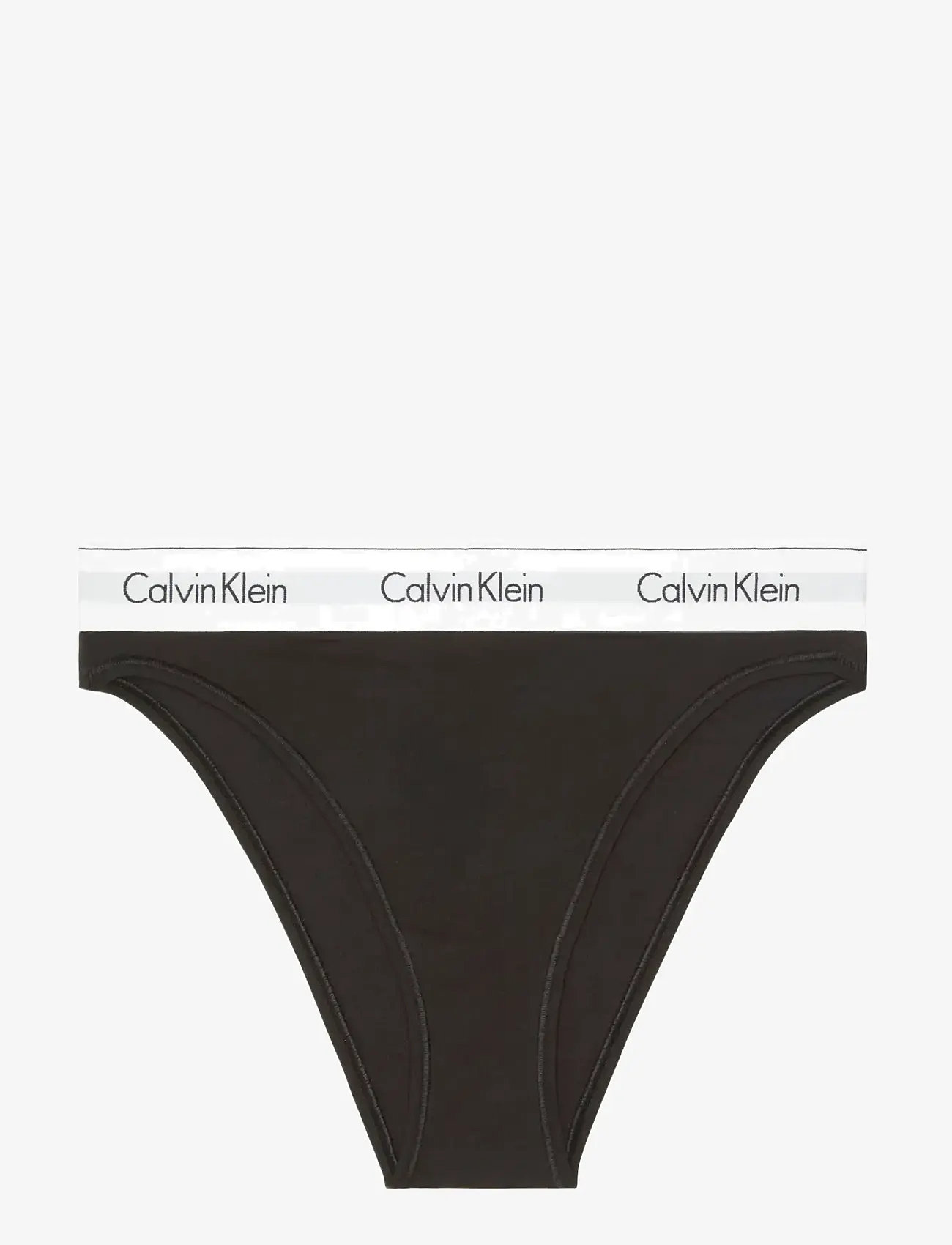 Calvin Klein - HIGH LEG TANGA - midi & maxi slips - black - 1