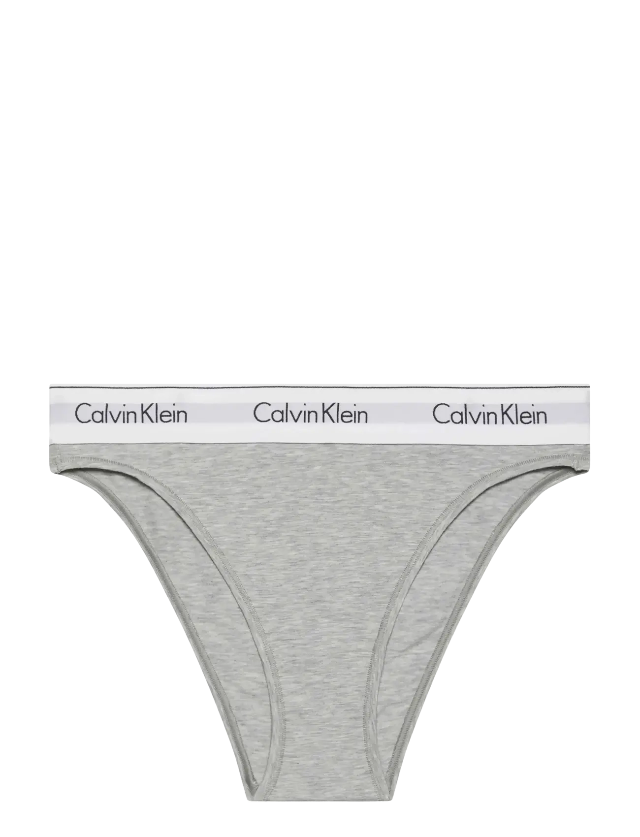 Calvin Klein - HIGH LEG TANGA - midi & maxi briefs - grey heather - 1