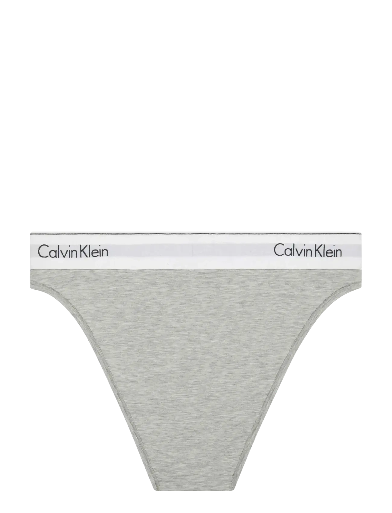 Calvin Klein - HIGH LEG TANGA - midi & maxi slips - grey heather - 2