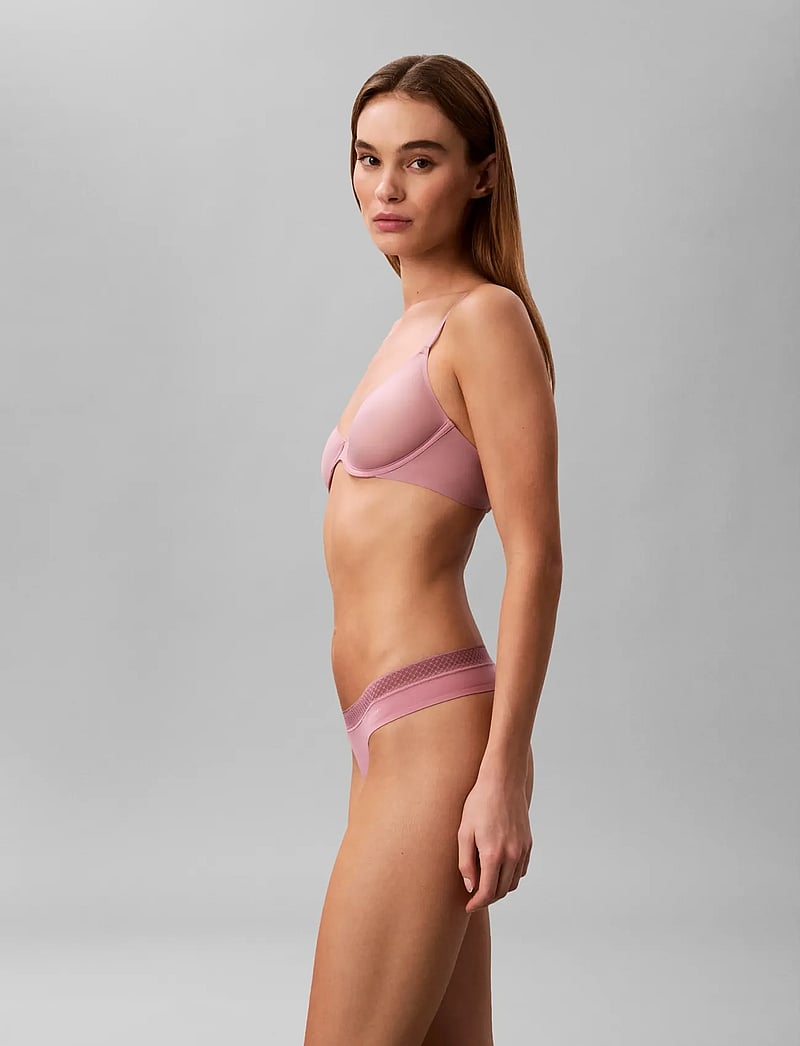 Calvin Klein - UNLINED DEMI - push up bhs - soft mauve - 5