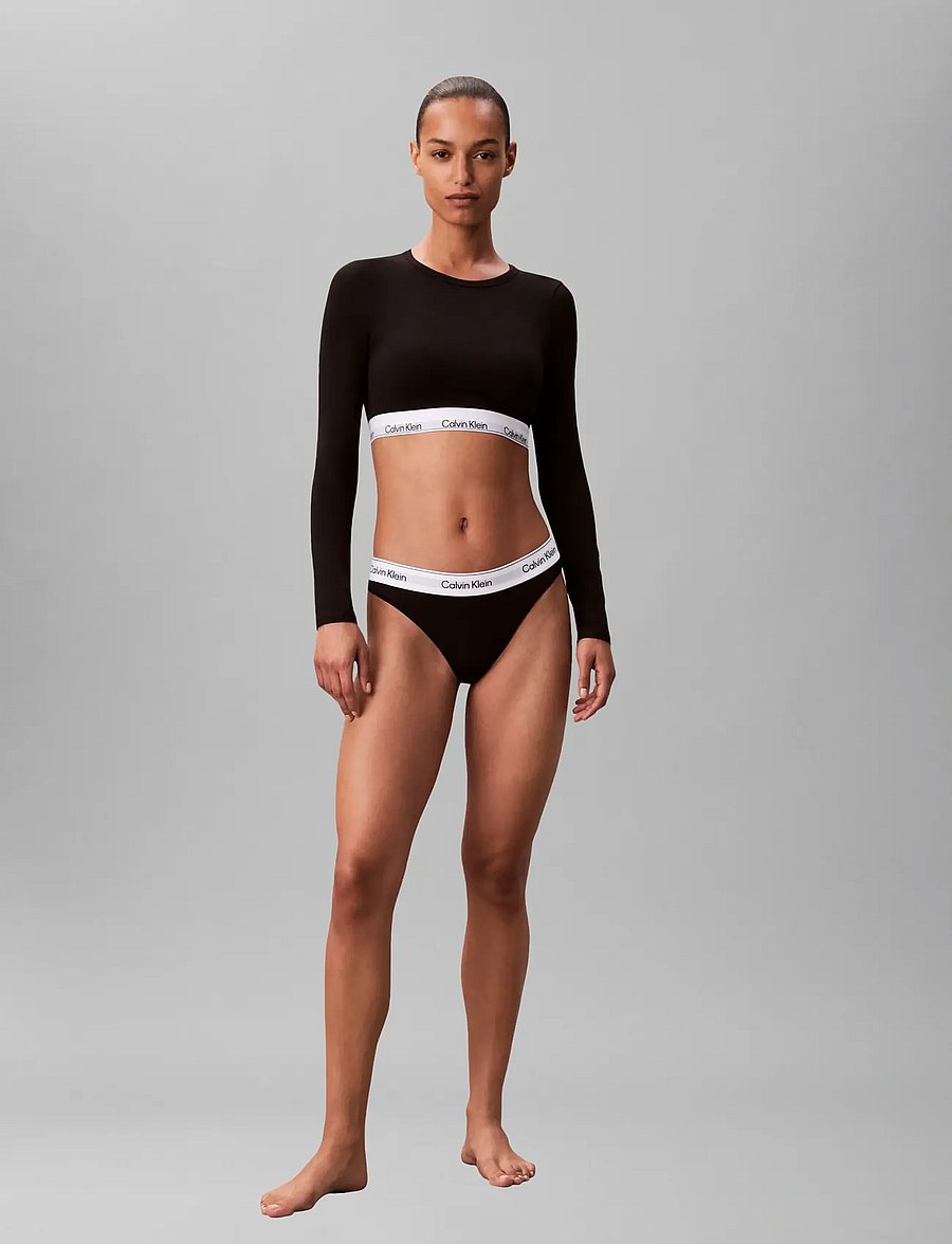 Calvin Klein - LIGHTLY LINED BRALETTE - oberteile - black - 0