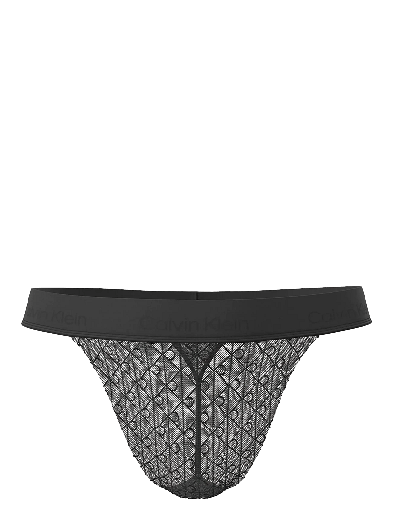Calvin Klein - STRING THONG - stringtrosor - black - 0
