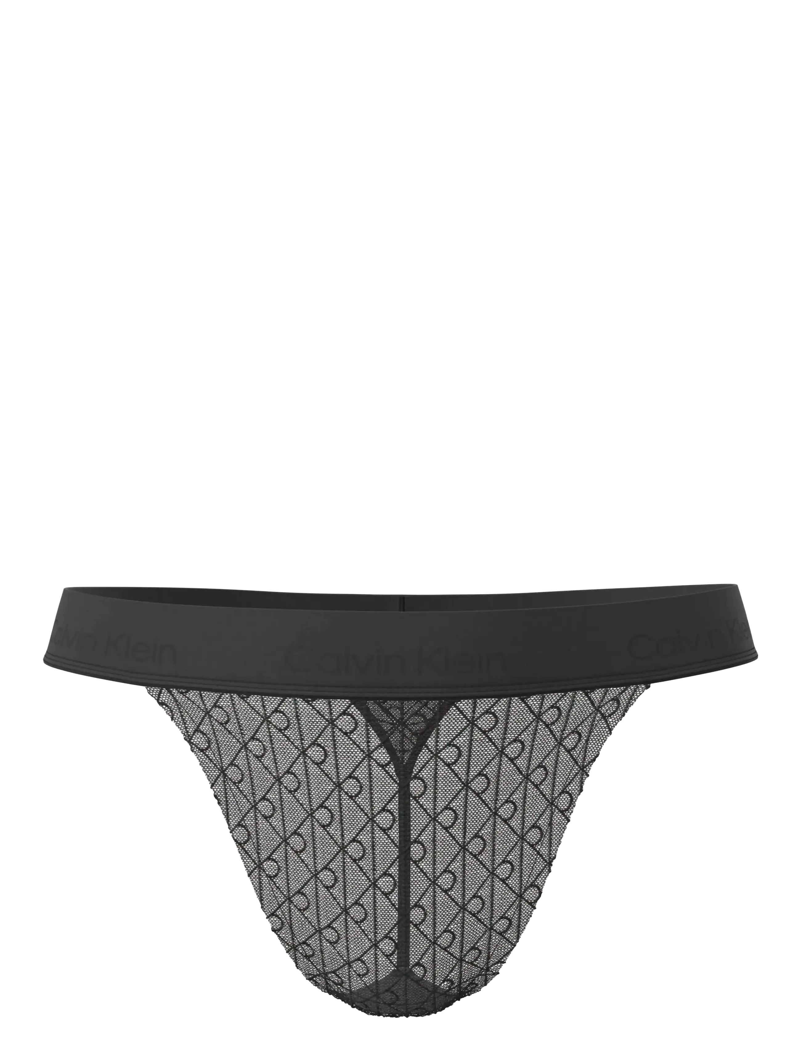 Calvin Klein STRING THONG - Stringid - BLACK / black
