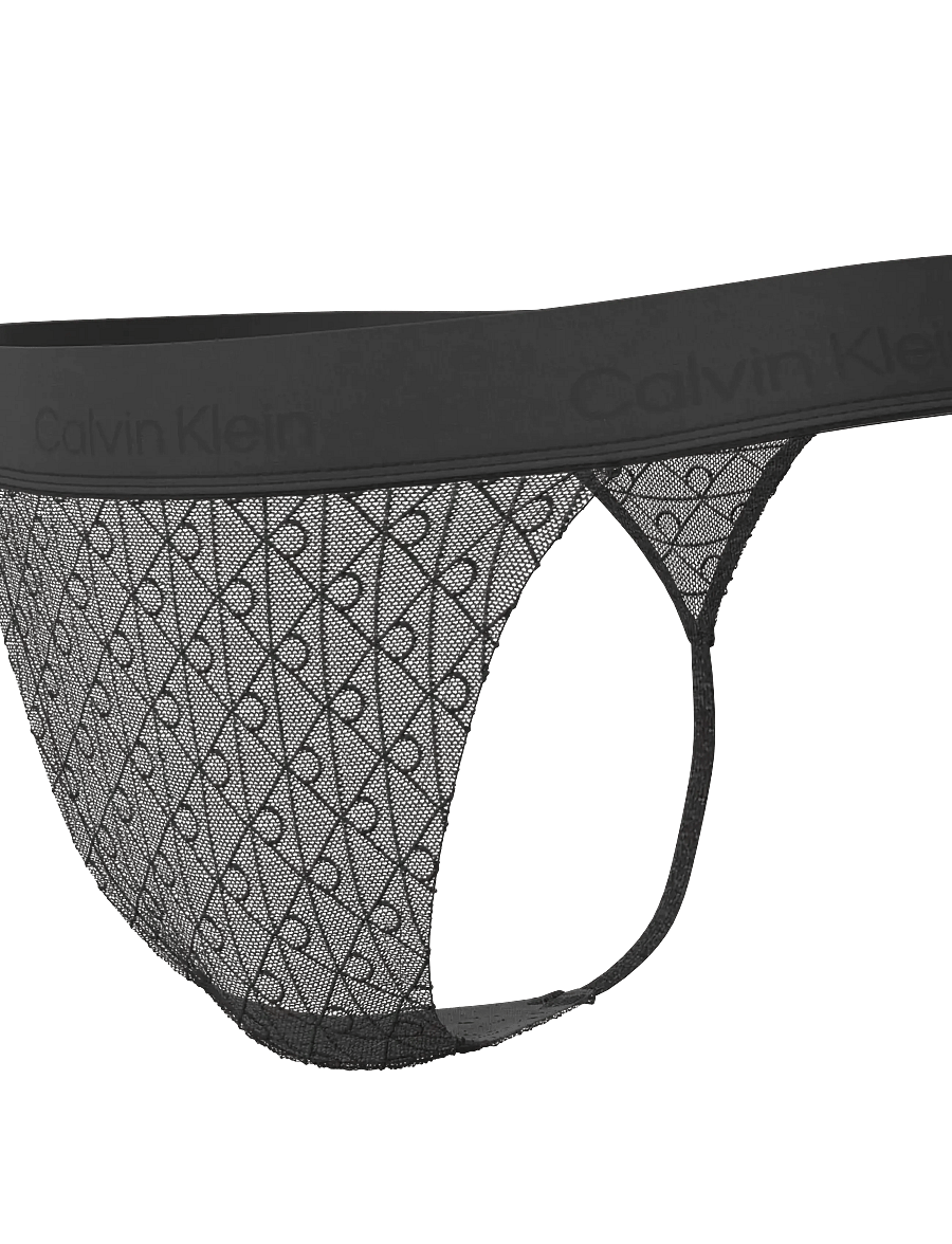 Calvin Klein - STRING THONG - stringtrosor - black - 2