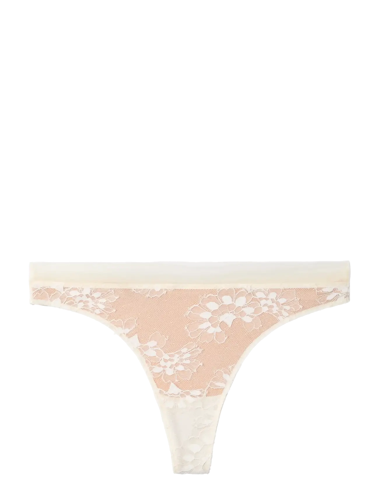 Calvin Klein THONG - Stringid - ANTIQUE WHITE / cream