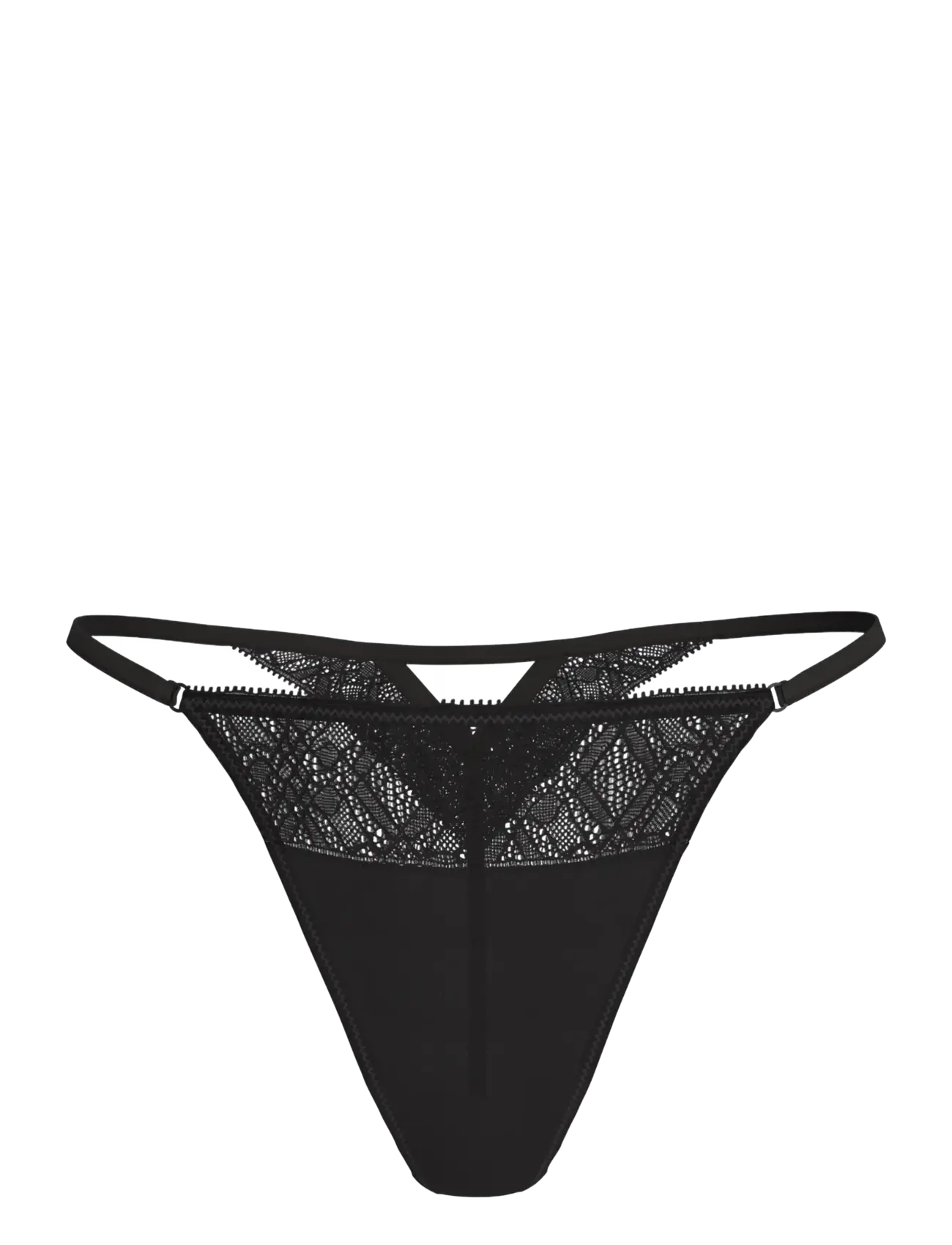 Calvin Klein THONG - Stringid - BLACK / black