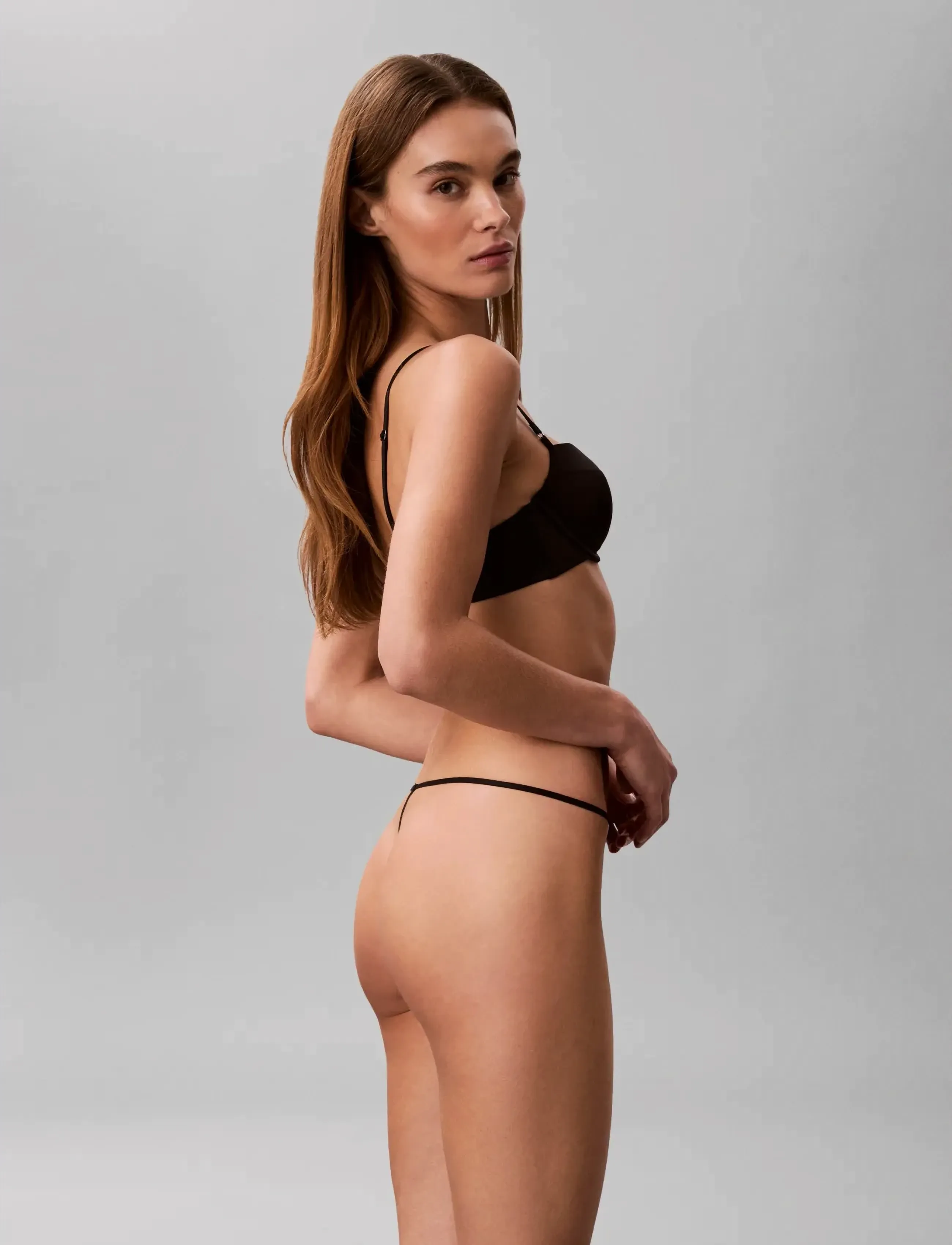 Calvin Klein - THONG - lägsta priserna - black - 2