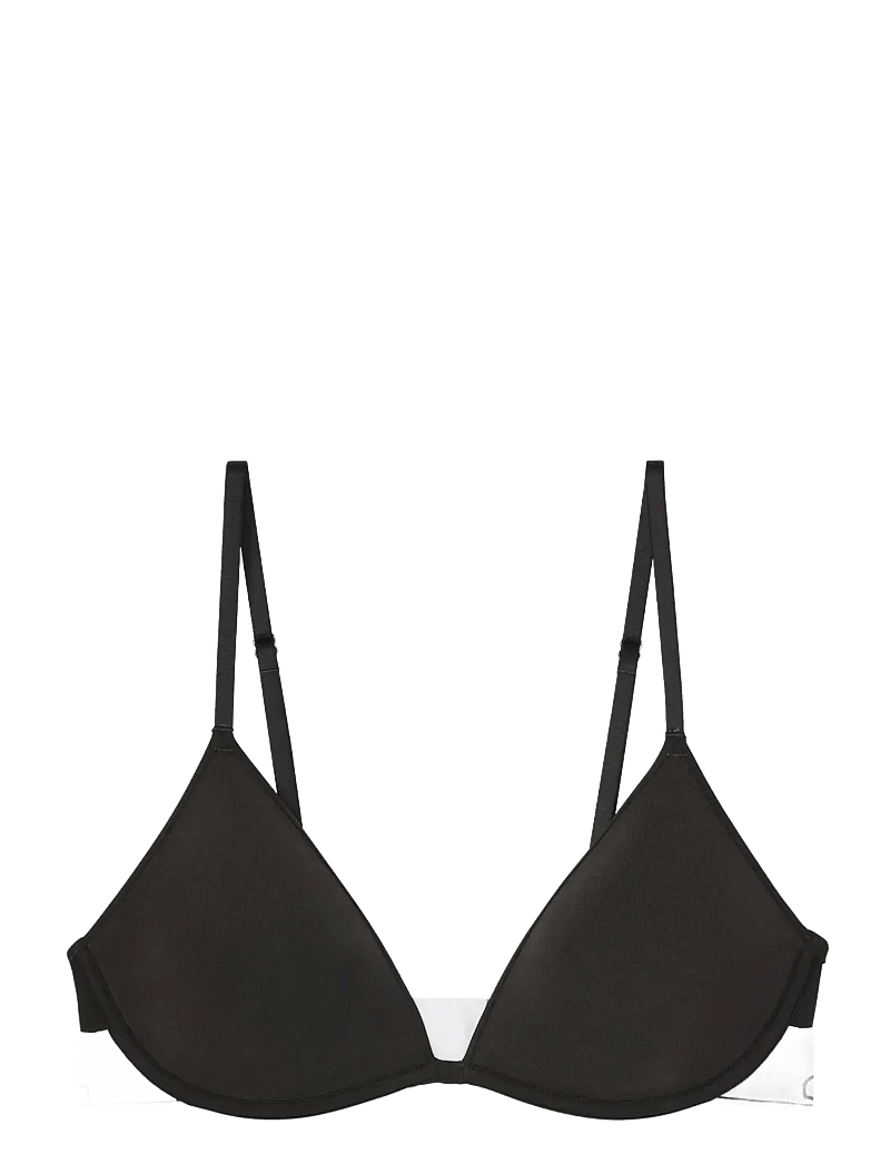 Calvin Klein - LIGHTLY LINED PLUNGE - plunge bhs - black - 1