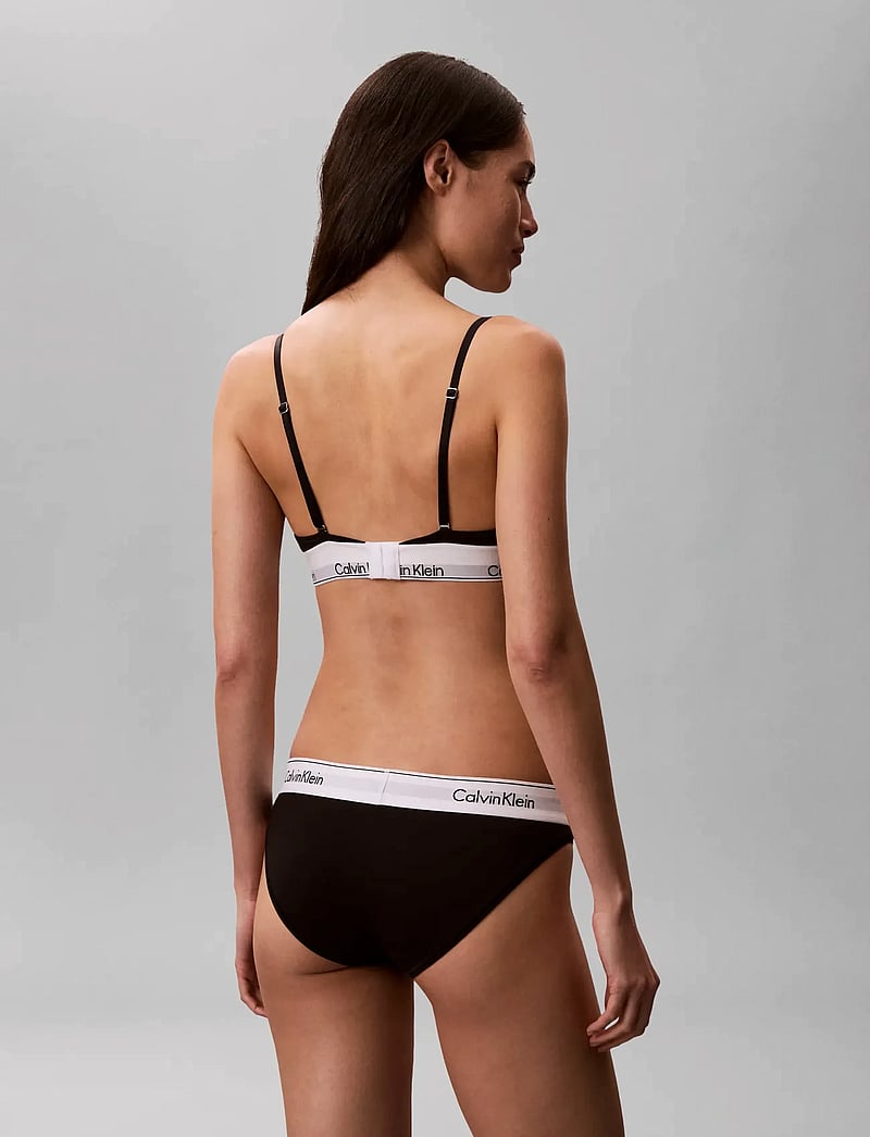 Calvin Klein - LIGHTLY LINED PLUNGE - plunge bhs - black - 2