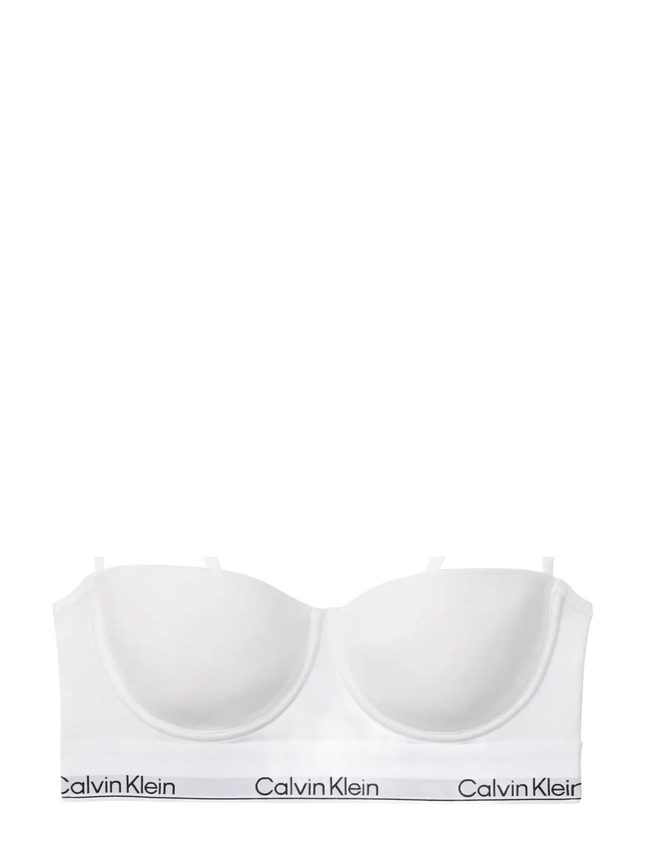 Calvin Klein LIGHTLY LINED BALCONETTE (LONGLI - Push up BH'er - WHITE / white