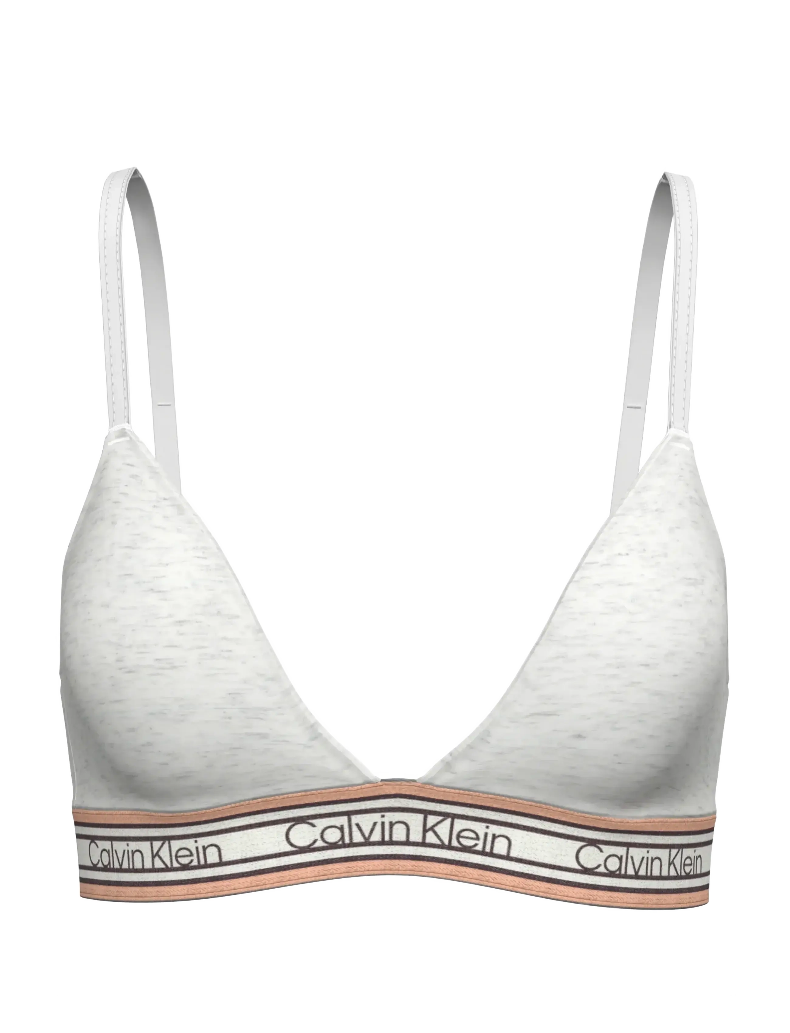 Calvin Klein LIGHTLY LINED TRIANGLE - Lingerie - SNOW HEATHER / grey