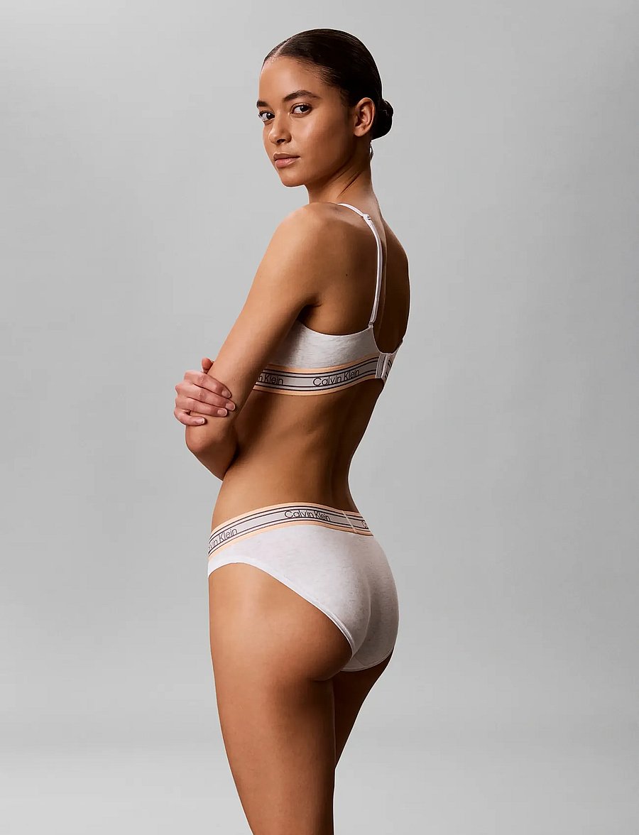 Calvin Klein - BIKINI - püksikud - snow heather - 2