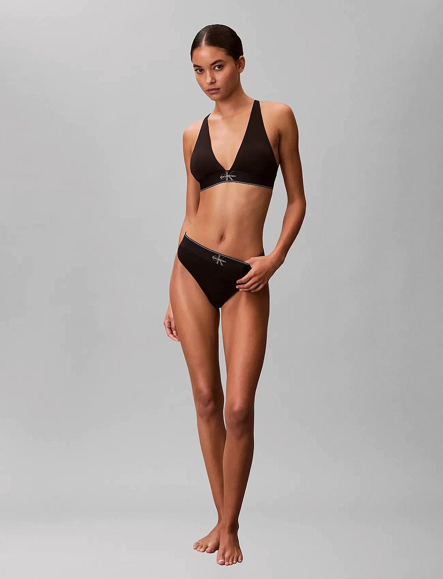 Calvin Klein - LIGHTLY LINED TRIANGLE - bralette - black - 0