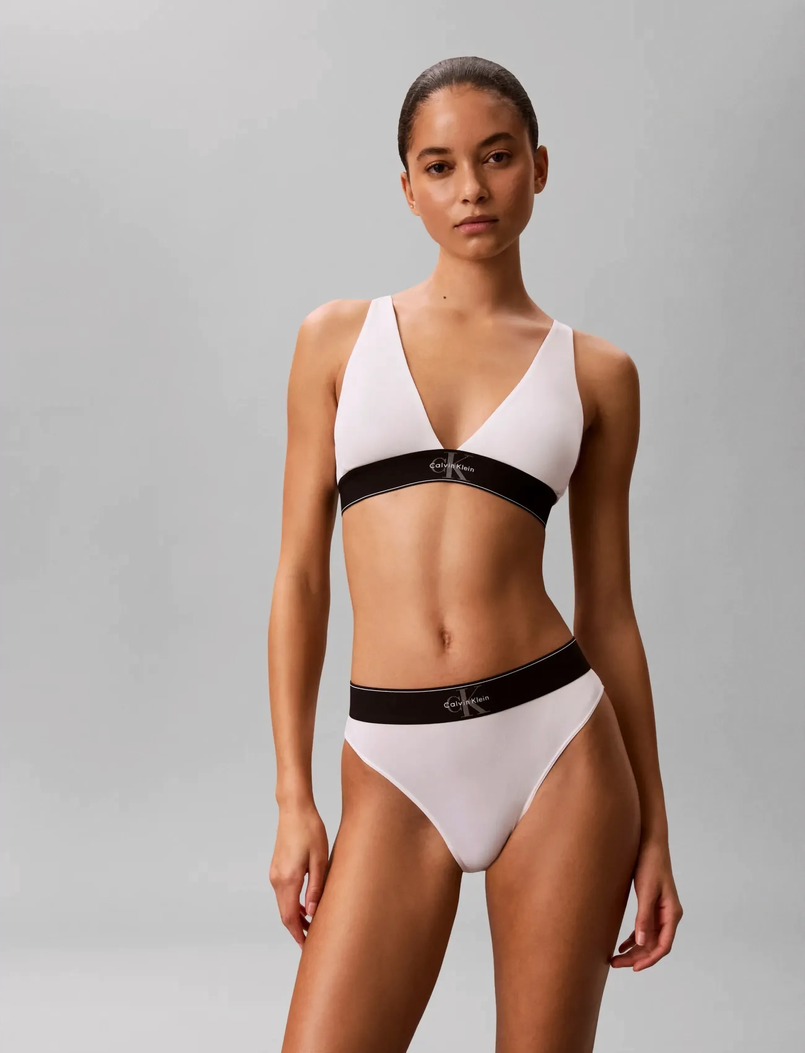 Calvin Klein Underwear Behå grå / svart bh dam – bild 4