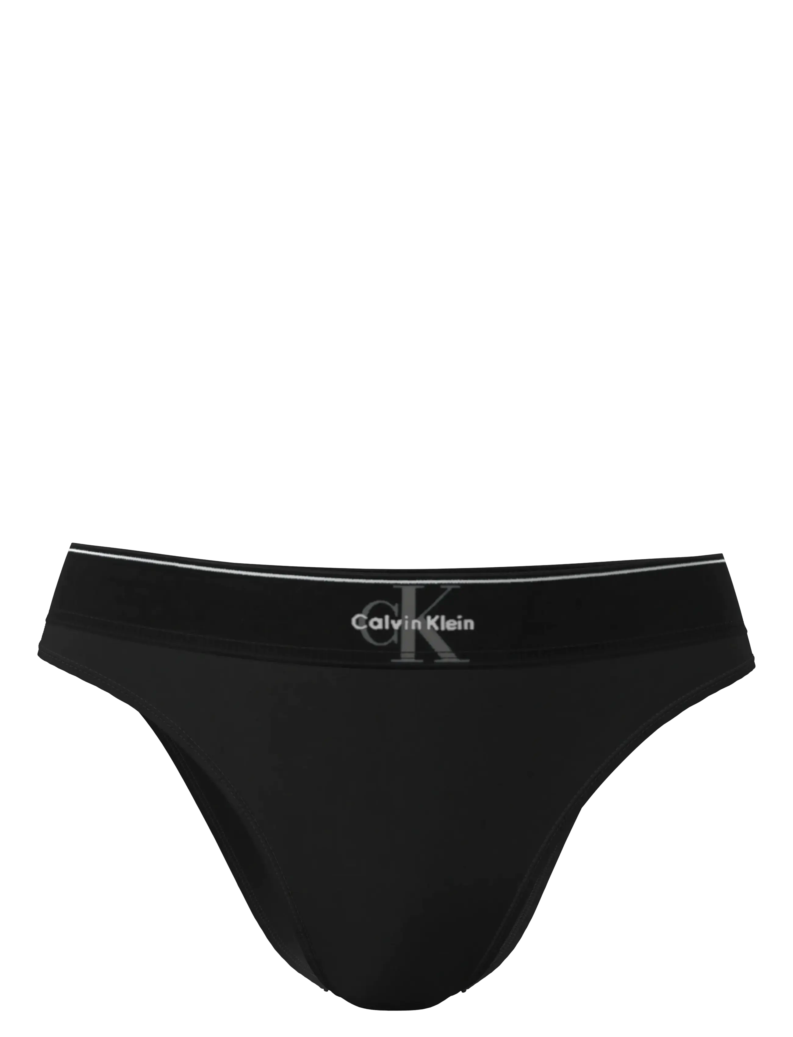 Calvin Klein HIGH WAIST BIKINI - Trusser - BLACK / black