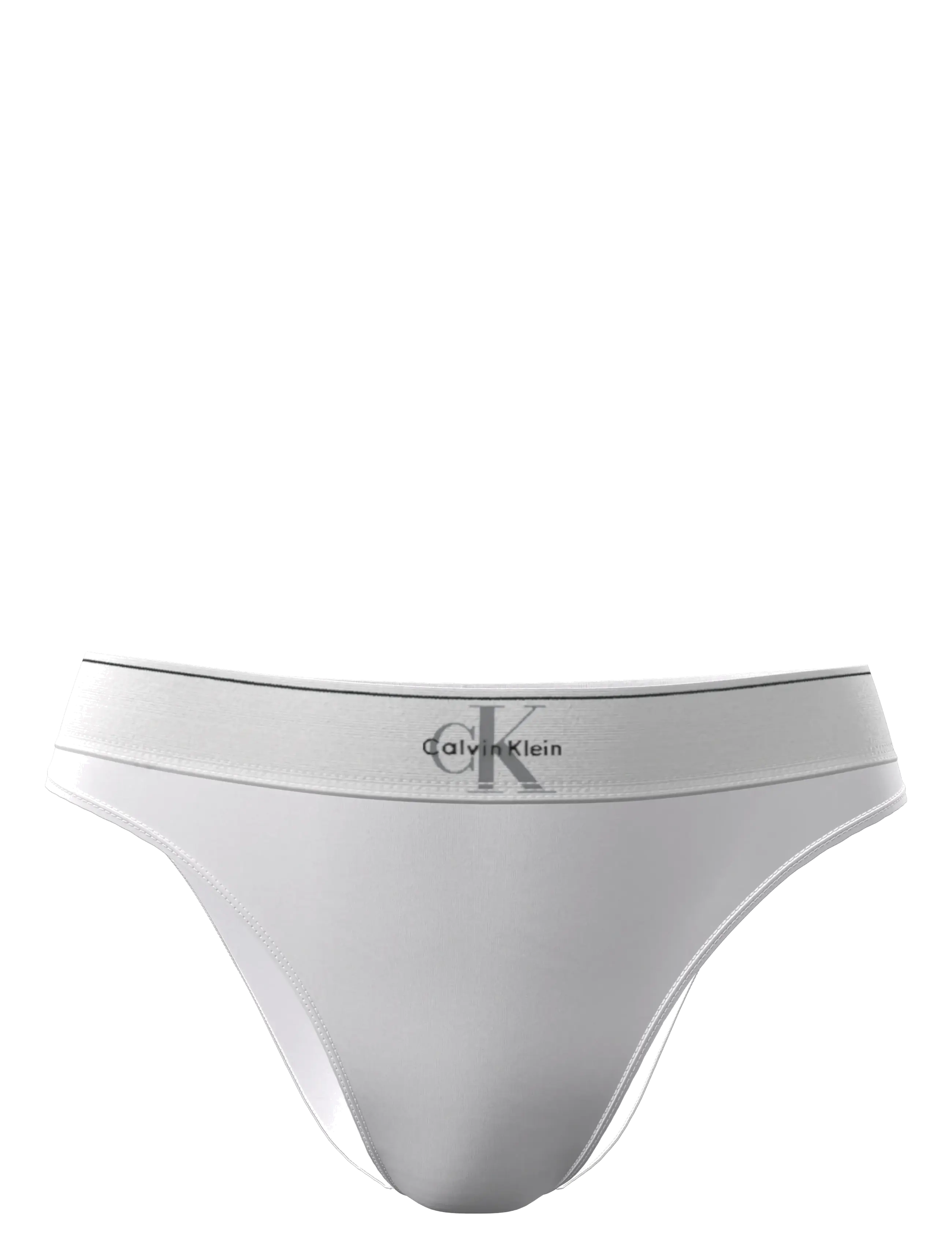 Calvin Klein HIGH WAIST BIKINI - Unterwäsche - WHITE / white