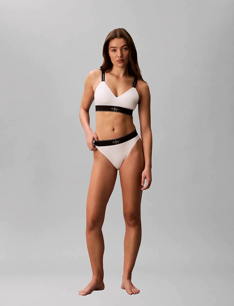 Calvin Klein - HIGH WAIST BIKINI - püksikud - white - 0