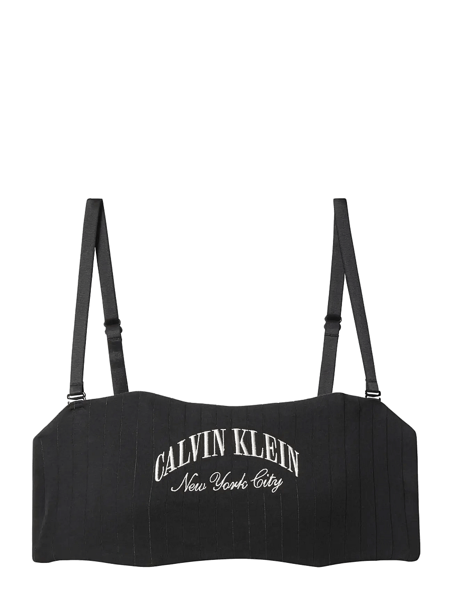 Calvin Klein - LIGHTLY LINED BANDEAU - mjuka bh:ar - black - 1