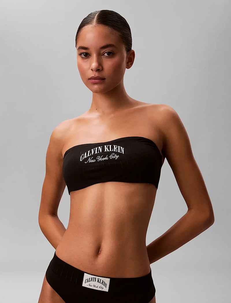 Calvin Klein - LIGHTLY LINED BANDEAU - bralette - black - 3