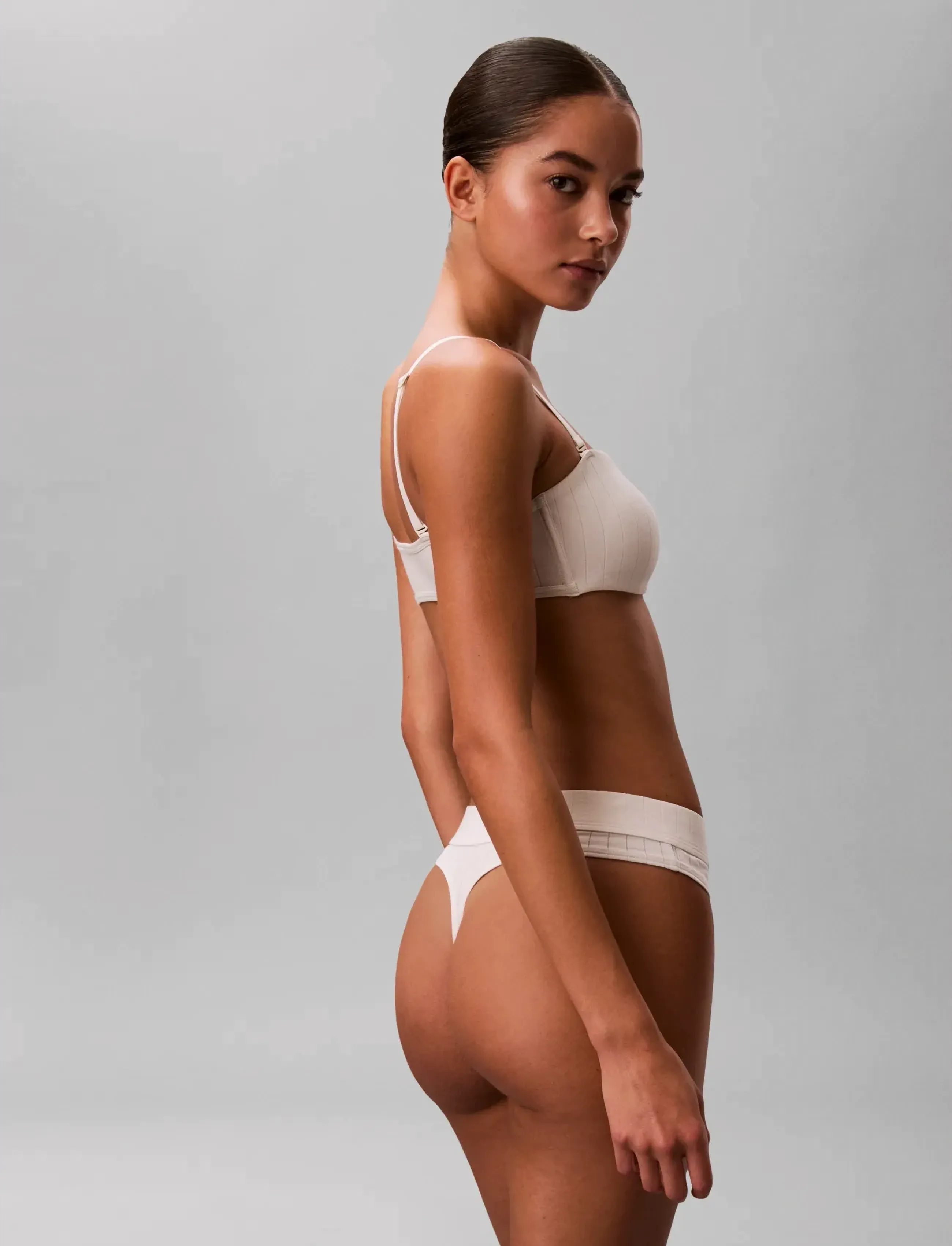 Calvin Klein - THONG - stringid - tofu - 2