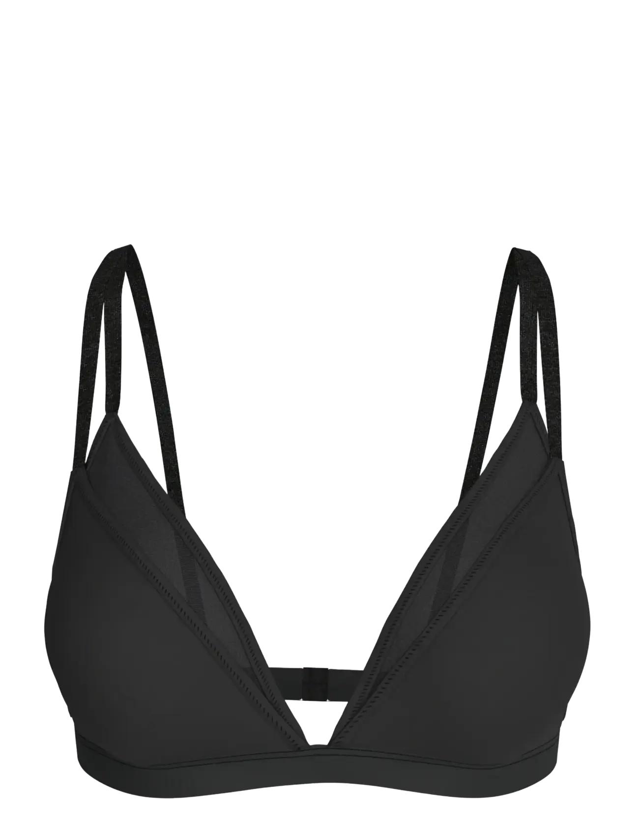 Calvin Klein UNLINED TRIANGLE - BHs - BLACK / black