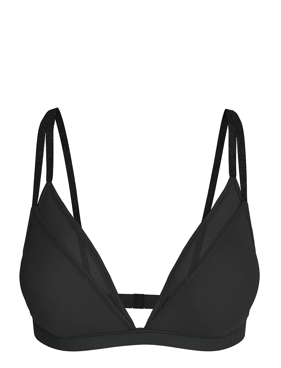Calvin Klein - UNLINED TRIANGLE - bralette - black - 1