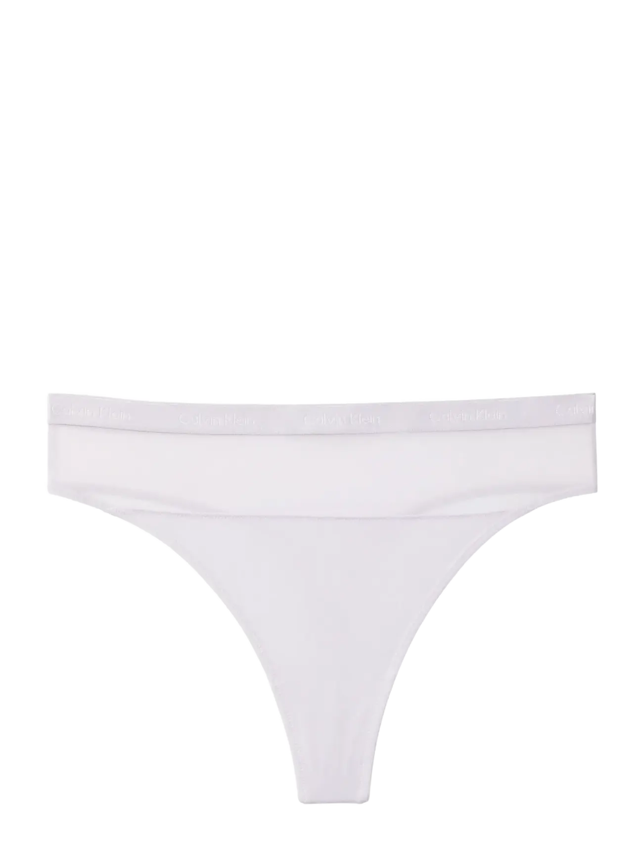 Calvin Klein THONG - Trusser - FROSTY LILAC / white