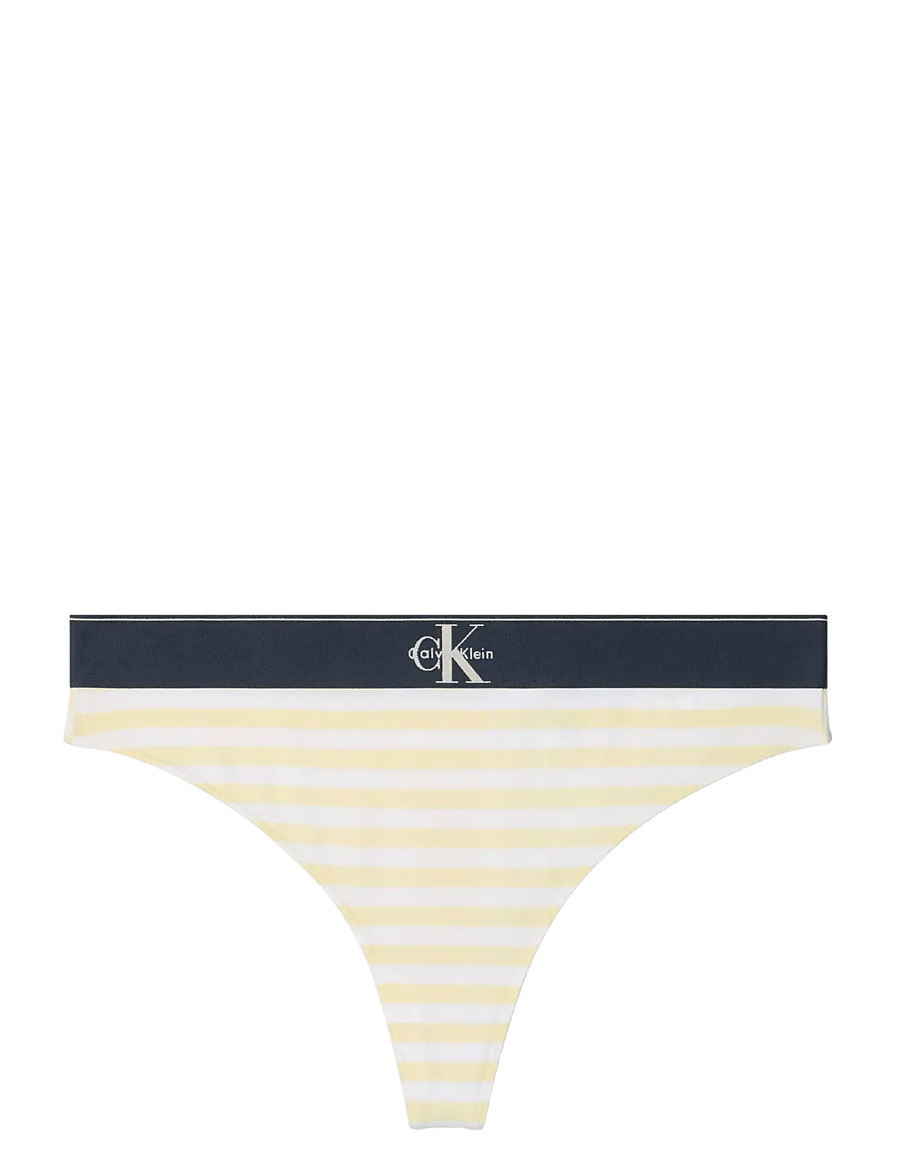 Calvin Klein - THONG - stringtrusser - cent stripe anise flower - 1