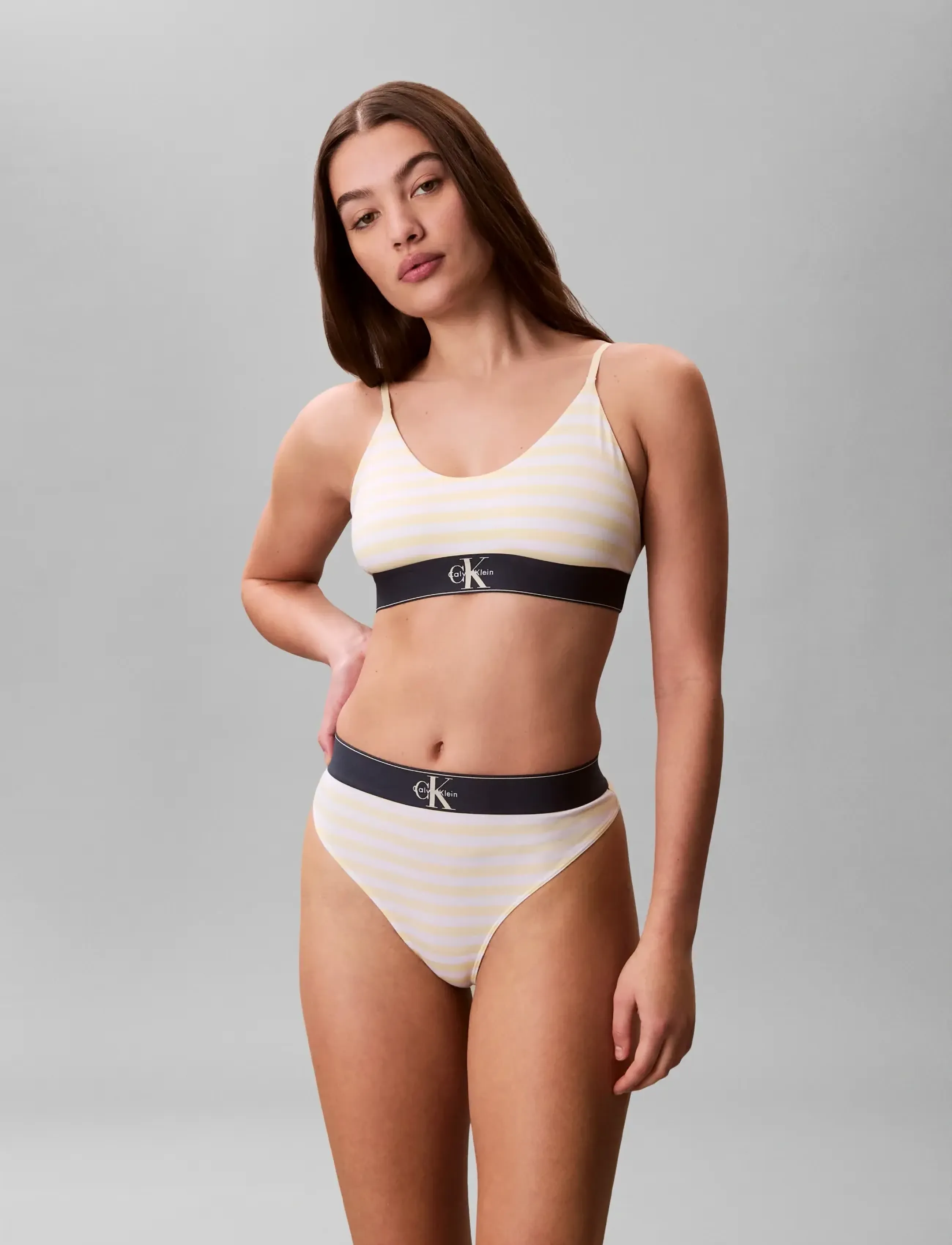 Calvin Klein Thong, S, Yellow, Trusser > G-Streng, Dame